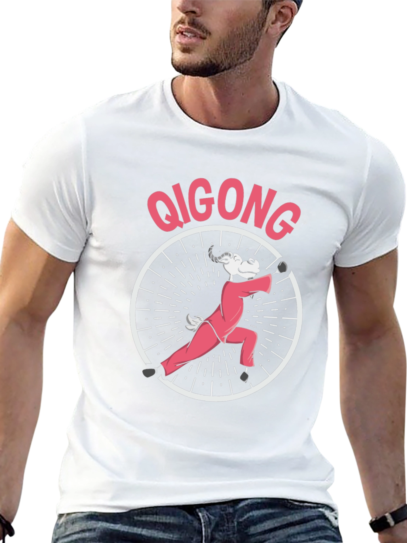 Qigong Goat Tee - Martial Arts Funny T-Shirt
