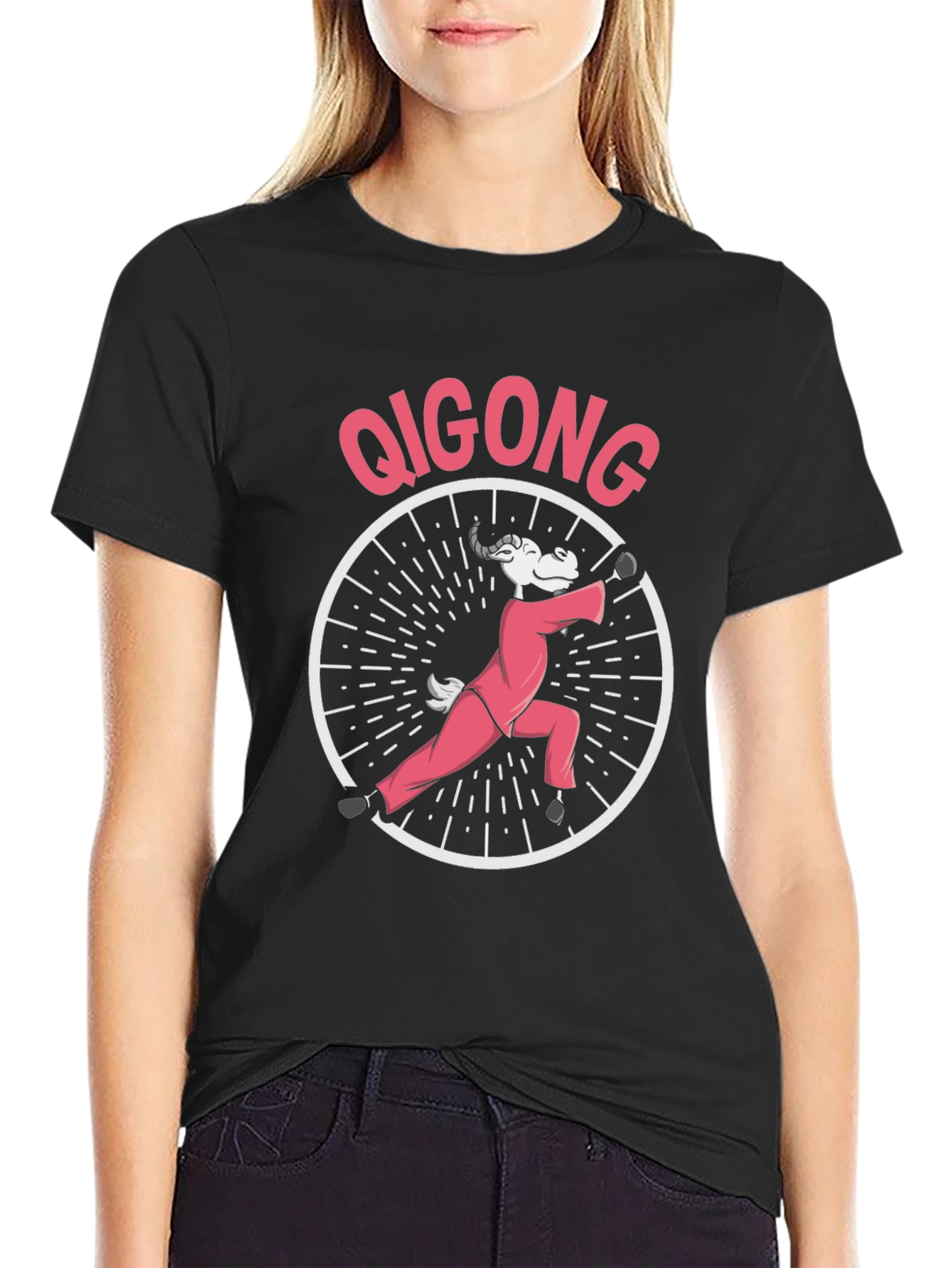 Qigong Goat Tee - Martial Arts Funny T-Shirt