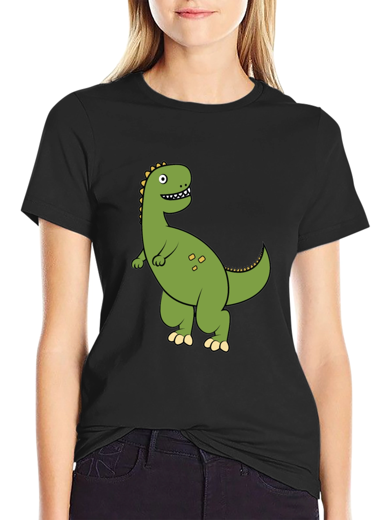 Dinosaur Graphic Black T-Shirt