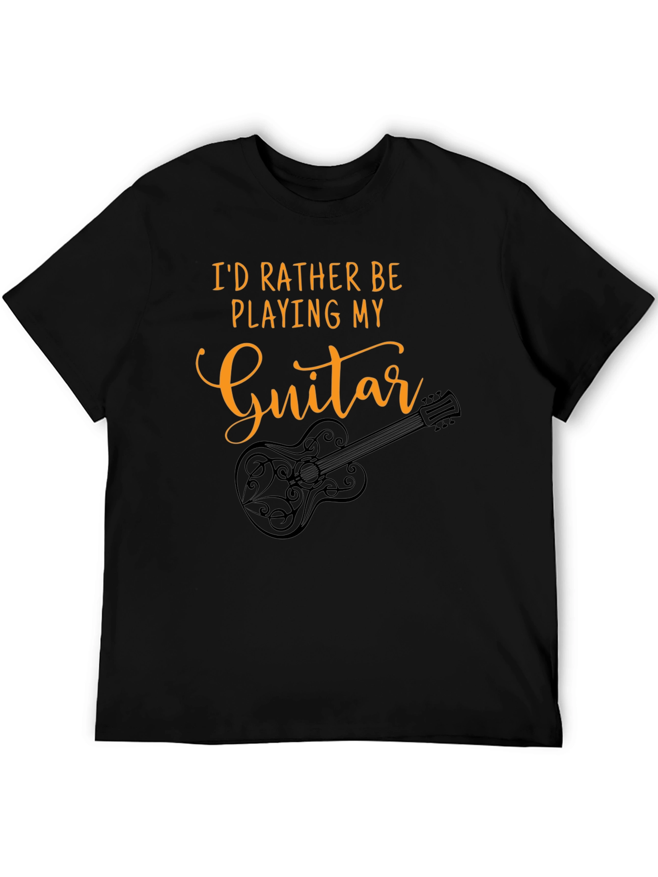 Guitar Player T-Shirt - Id Rather Be Playing