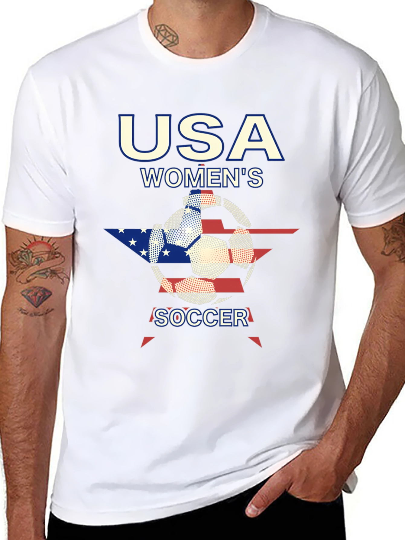 USA Womens Soccer Graphic T-Shirt