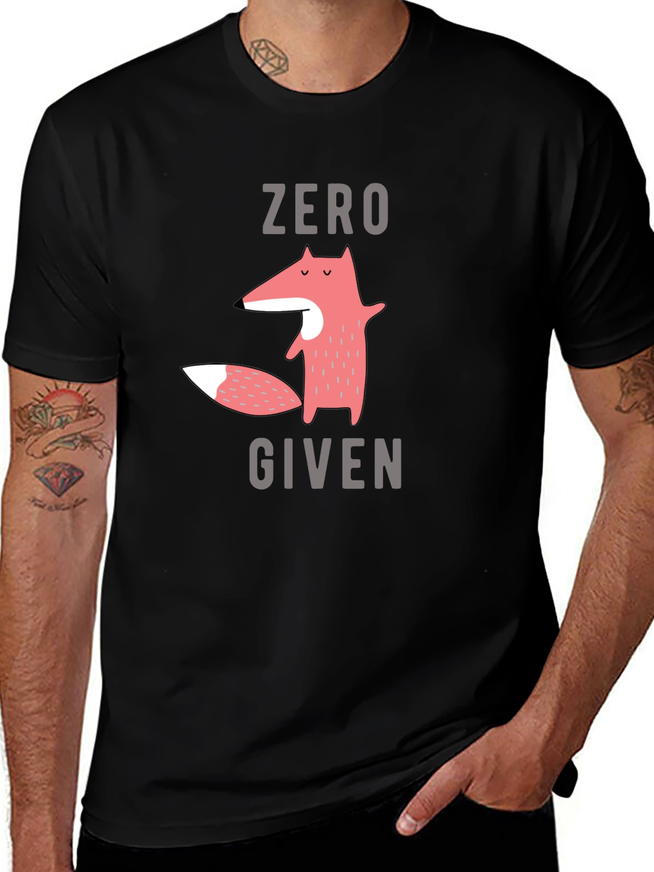 Zero Fox Given T-Shirt - Funny Graphic Tee