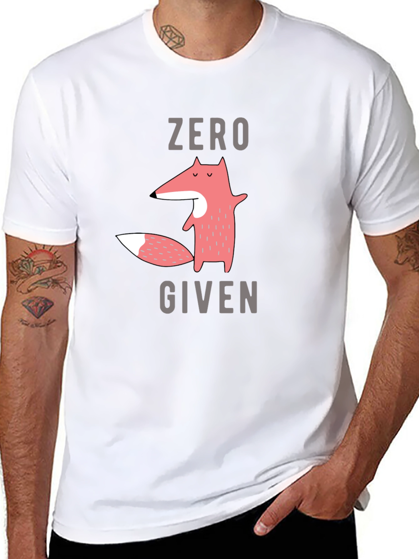 Zero Fox Given T-Shirt - Funny Graphic Tee