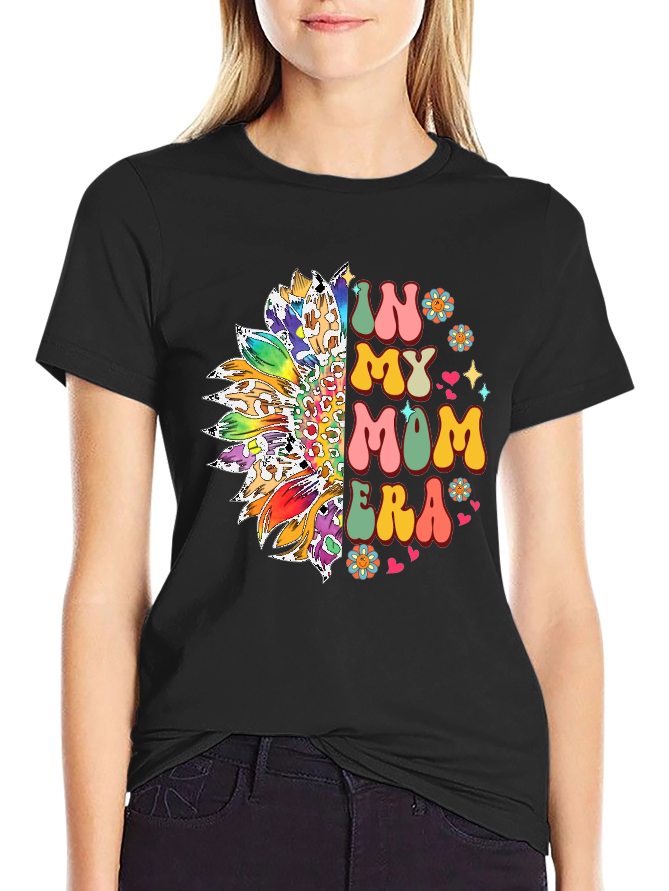 Retro In My Mom Era Sunflower Tee