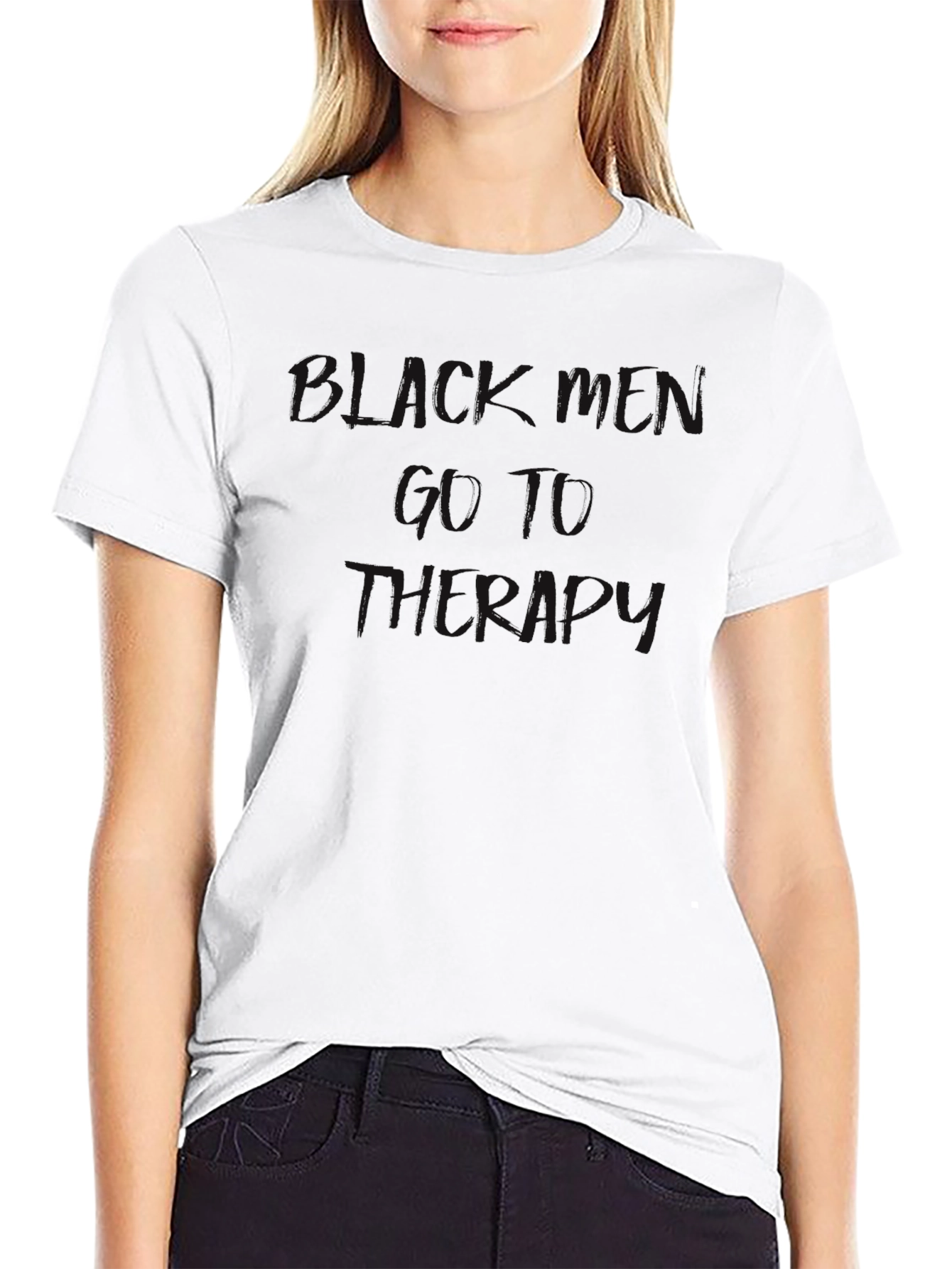 Plain Black Crew Neck T-Shirt