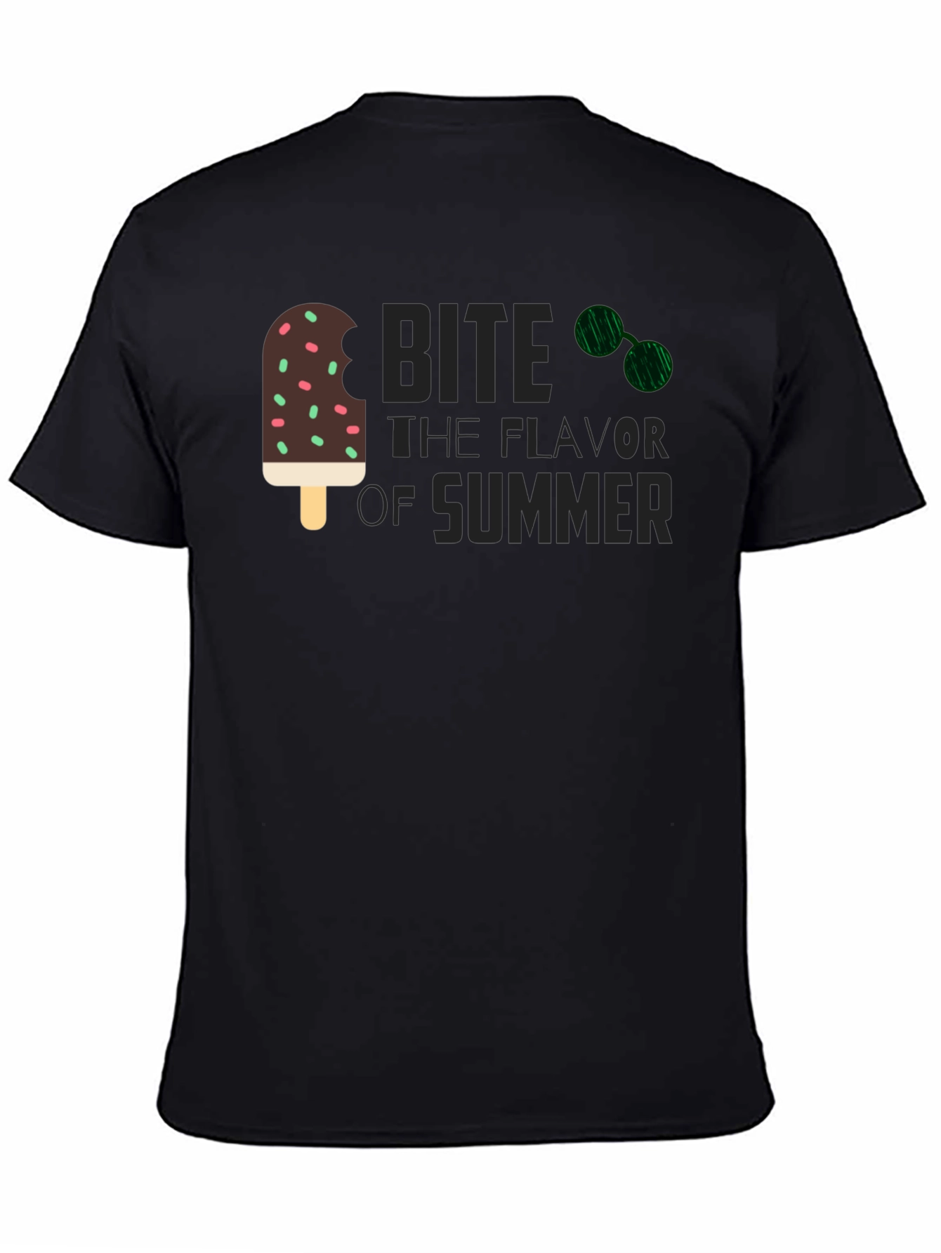 Bite The Flavor Of Summer T-Shirt - Black