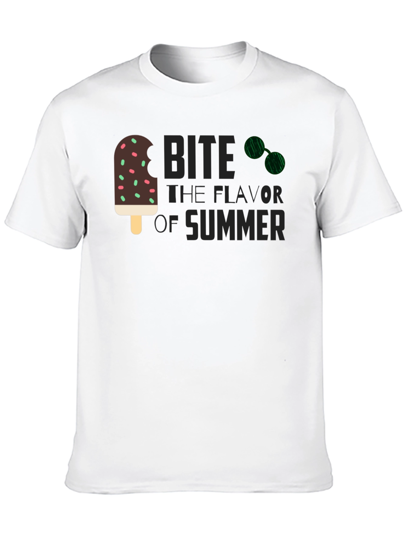 Bite The Flavor Of Summer T-Shirt - Black