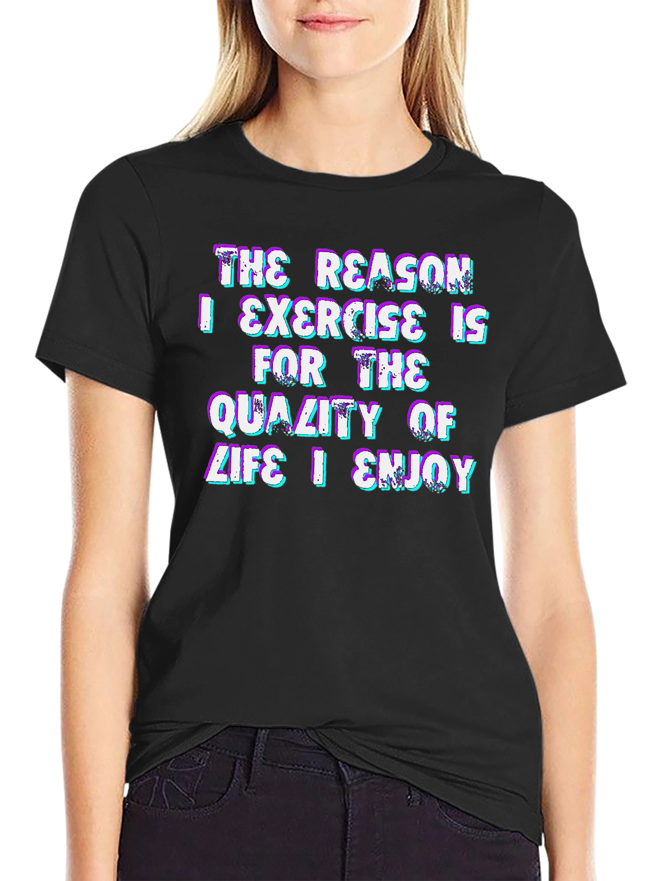 Exercise Motivation Graphic Tee - Quality of Life