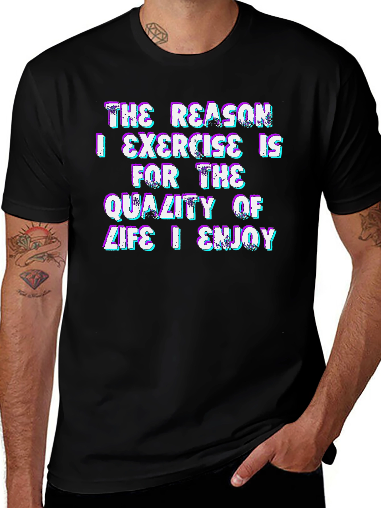 Exercise Motivation Graphic Tee - Quality of Life