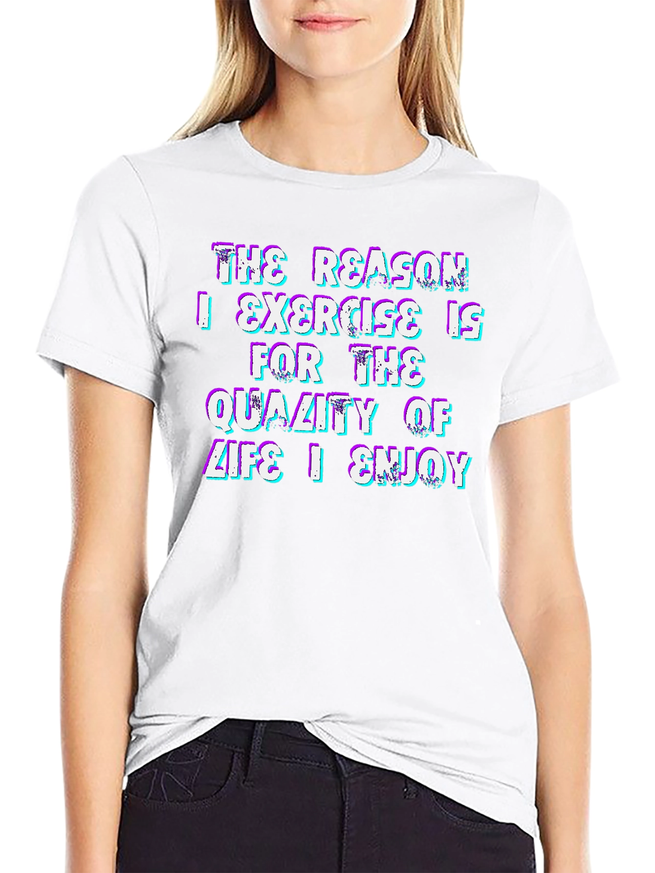 Exercise Motivation Graphic Tee - Quality of Life