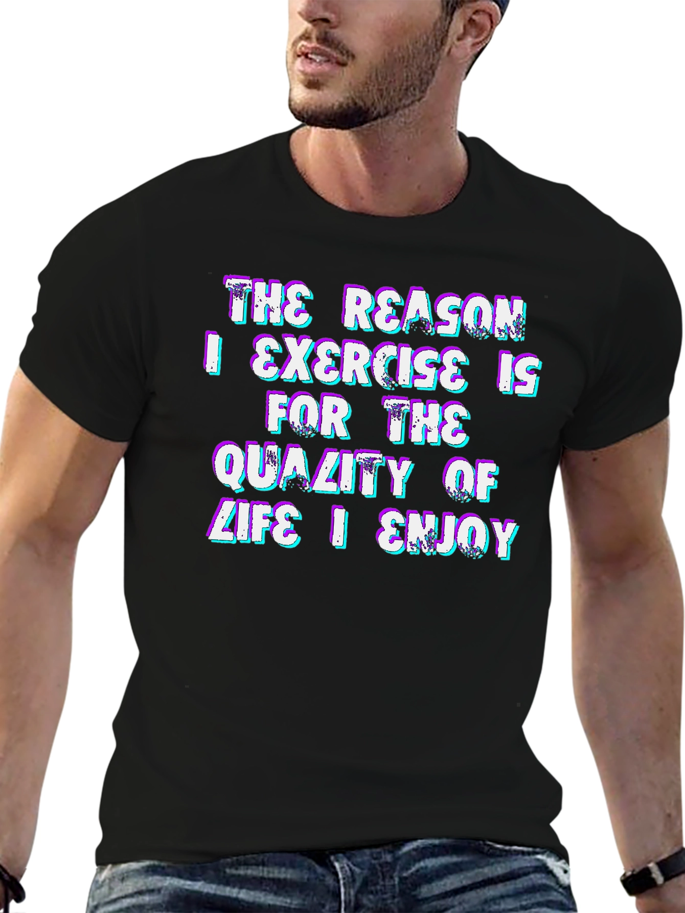 Exercise Motivation Graphic Tee - Quality of Life