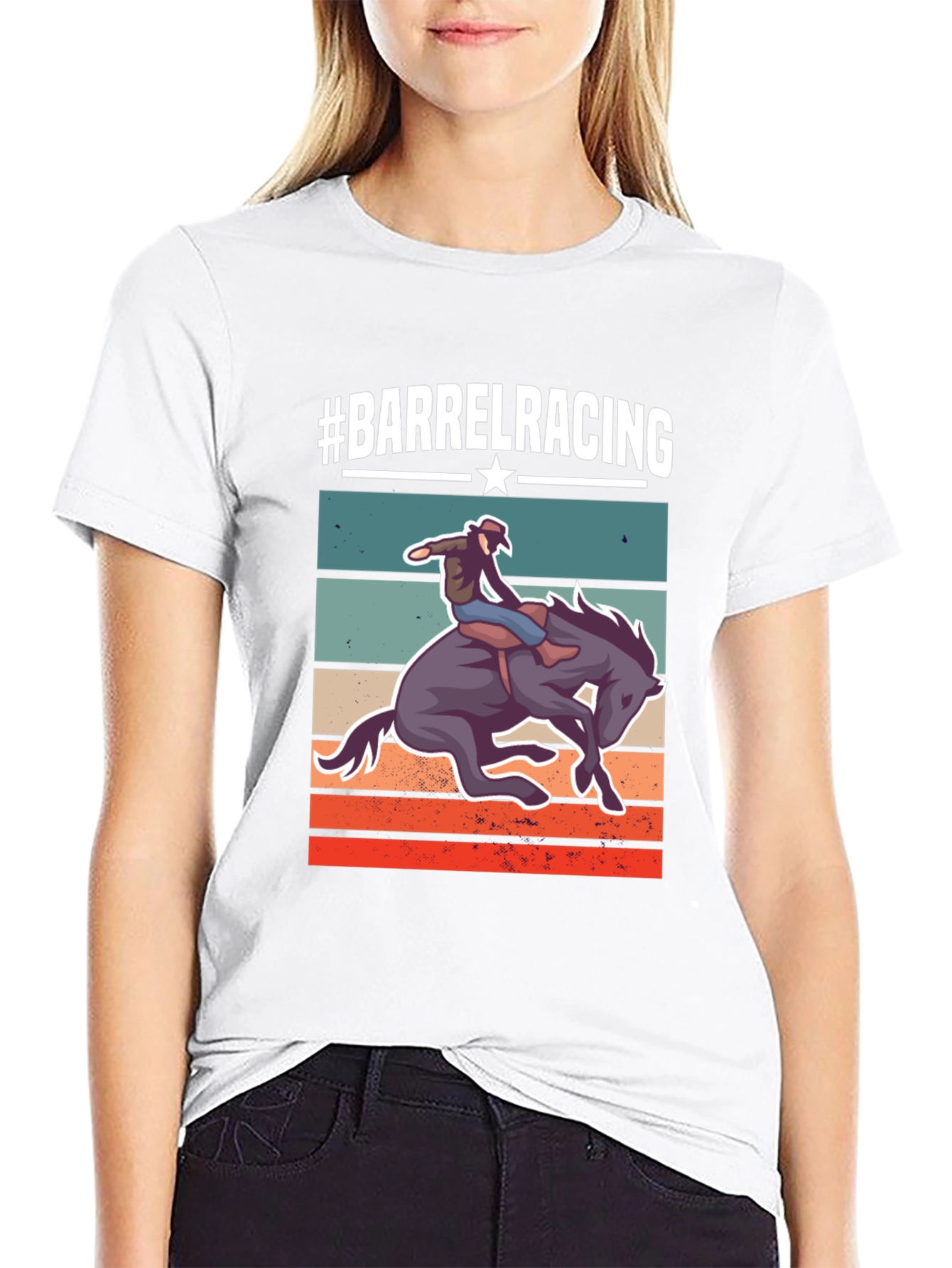 Barrel Racing Graphic T-Shirt