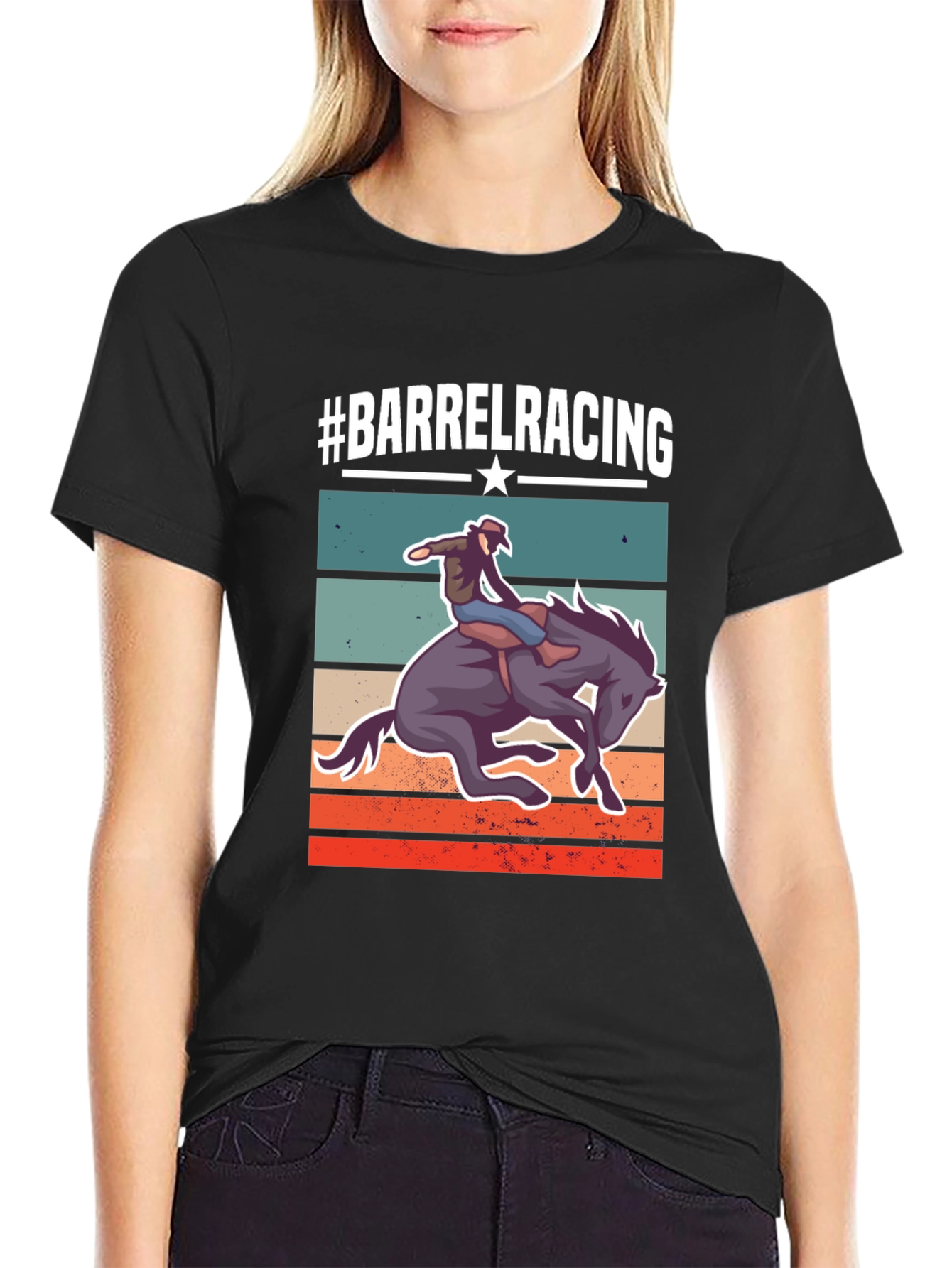 Barrel Racing Graphic T-Shirt