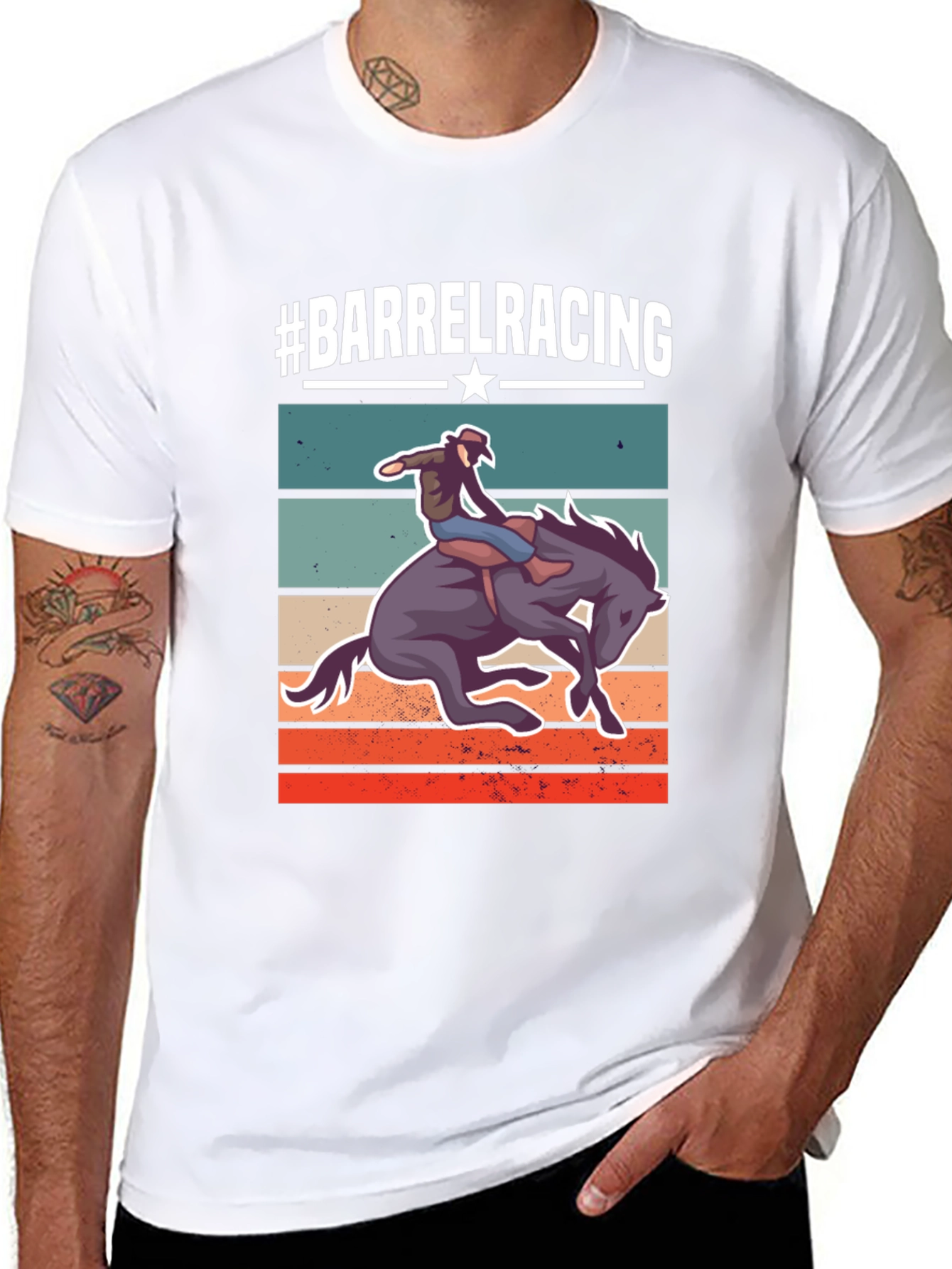 Barrel Racing Graphic T-Shirt
