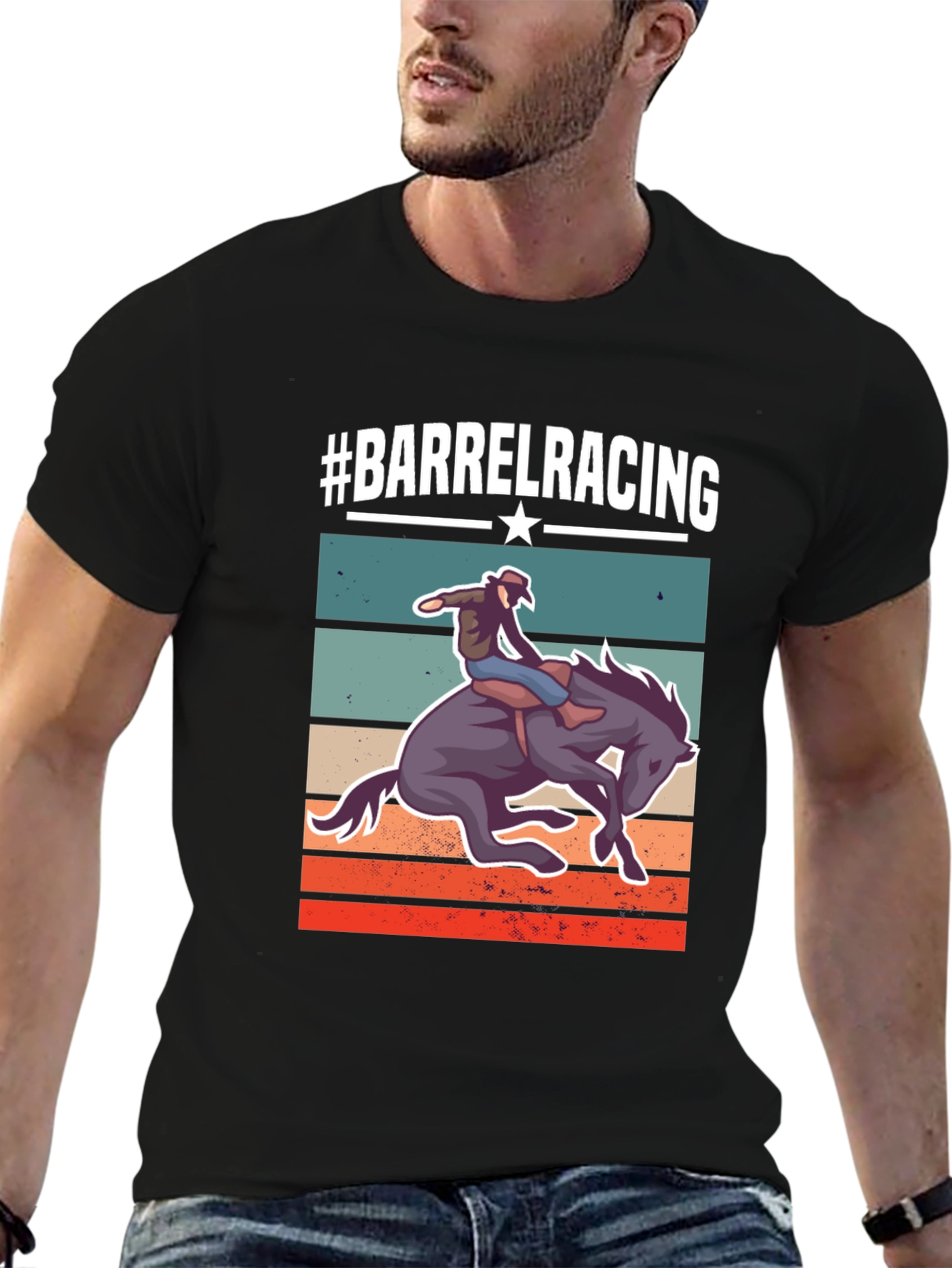 Barrel Racing Graphic T-Shirt