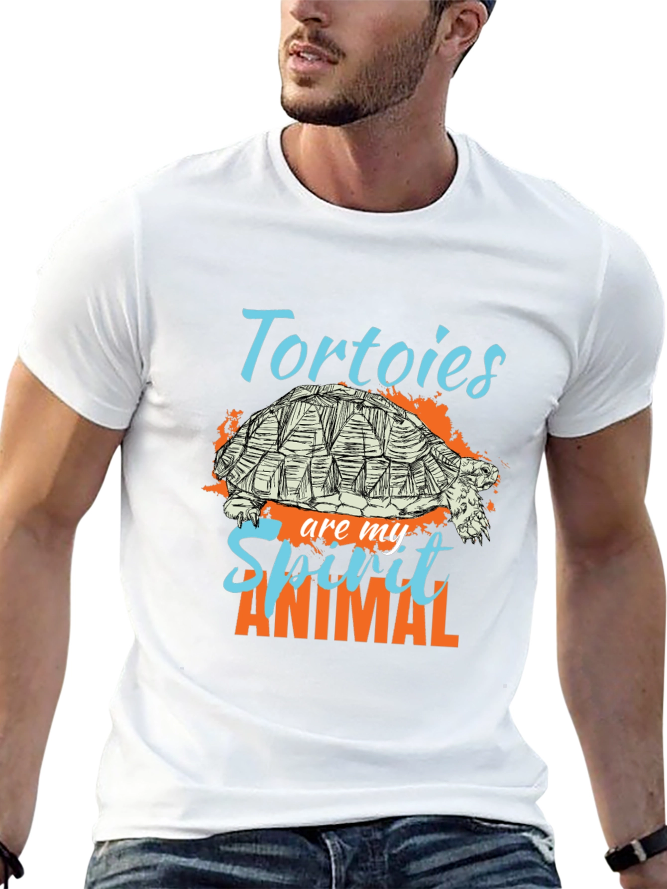 Tortoise Spirit Animal T-Shirt - Cool Graphic Tee