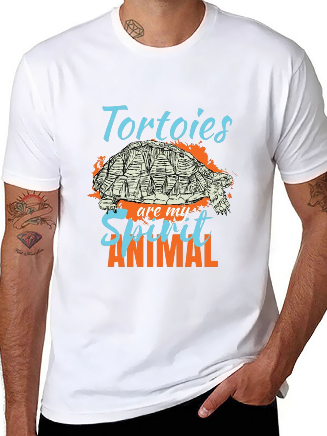 Tortoise Spirit Animal T-Shirt - Cool Graphic Tee