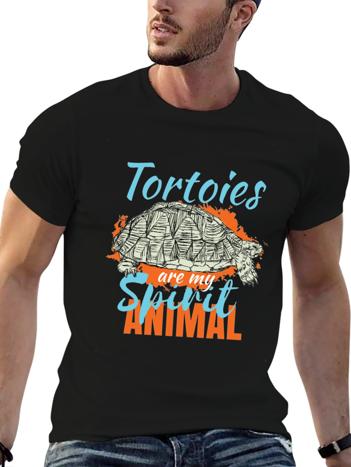 Tortoise Spirit Animal T-Shirt - Cool Graphic Tee