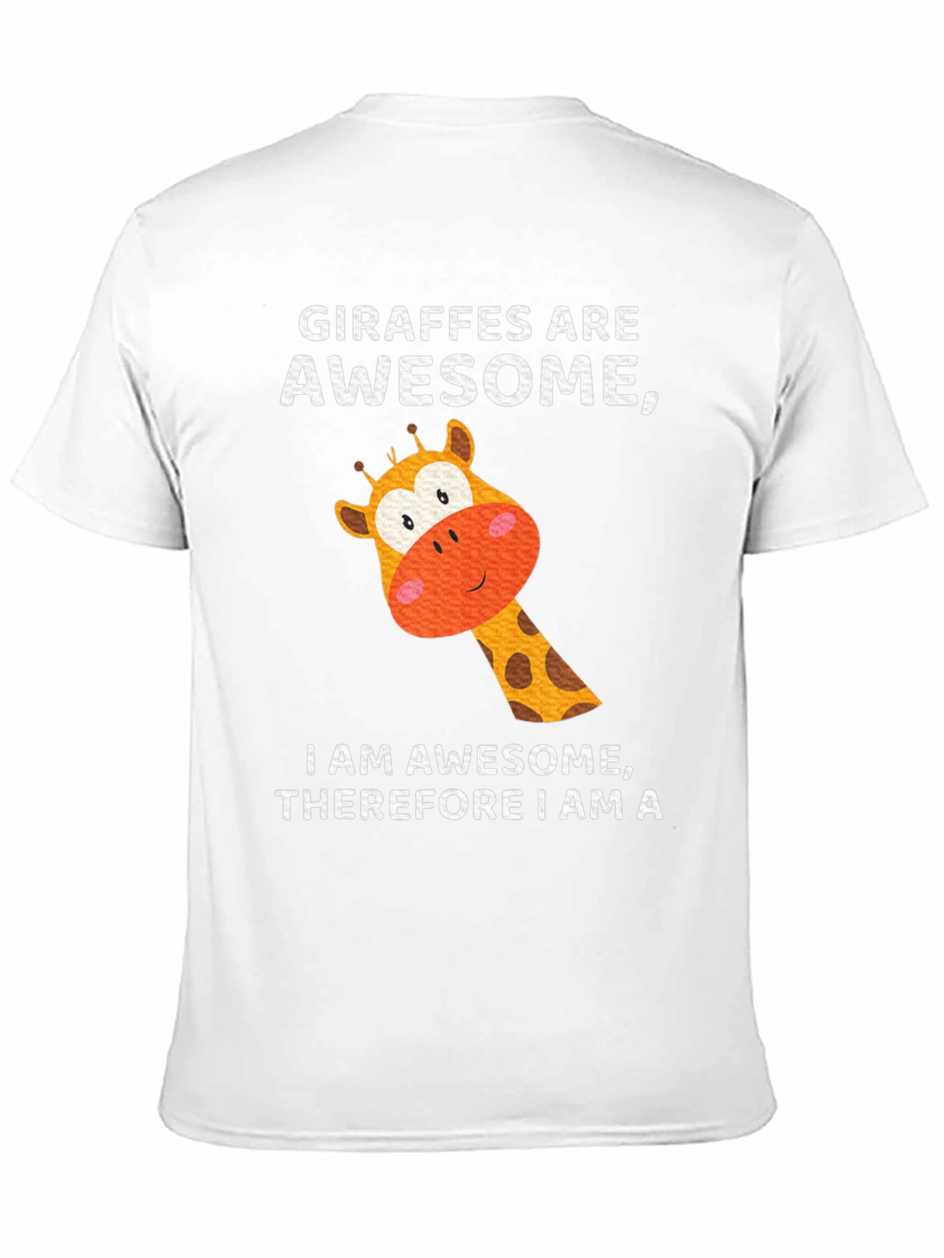 Giraffe Awesome Mens T-Shirt