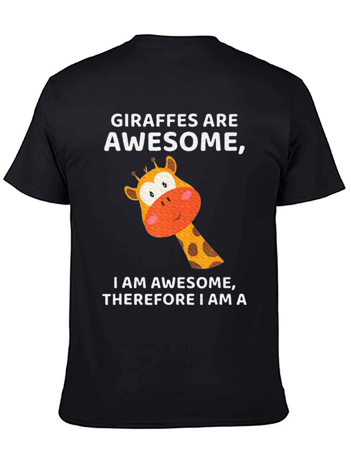 Giraffe Awesome Mens T-Shirt