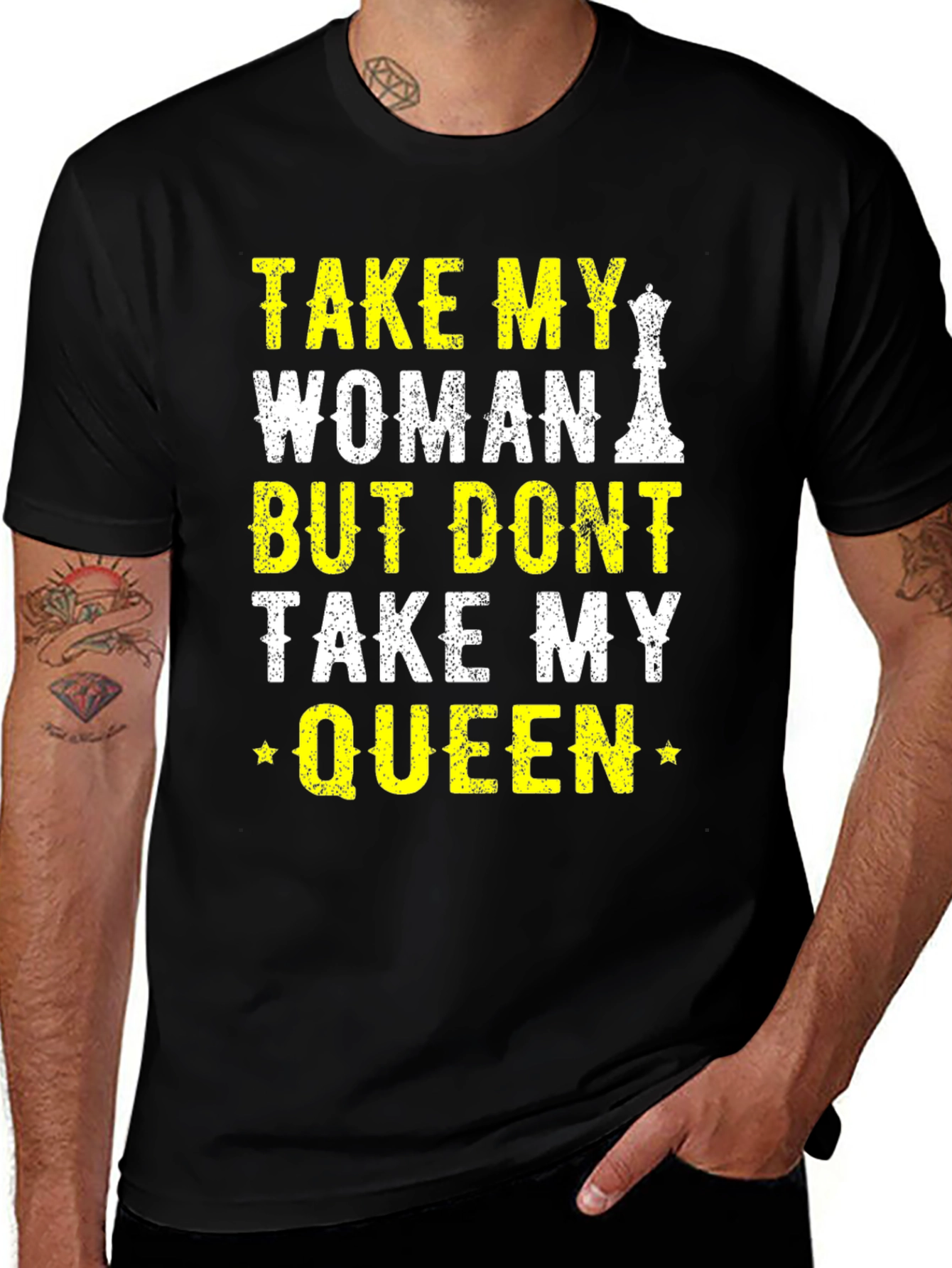 Take My Woman Not Queen Chess T-Shirt