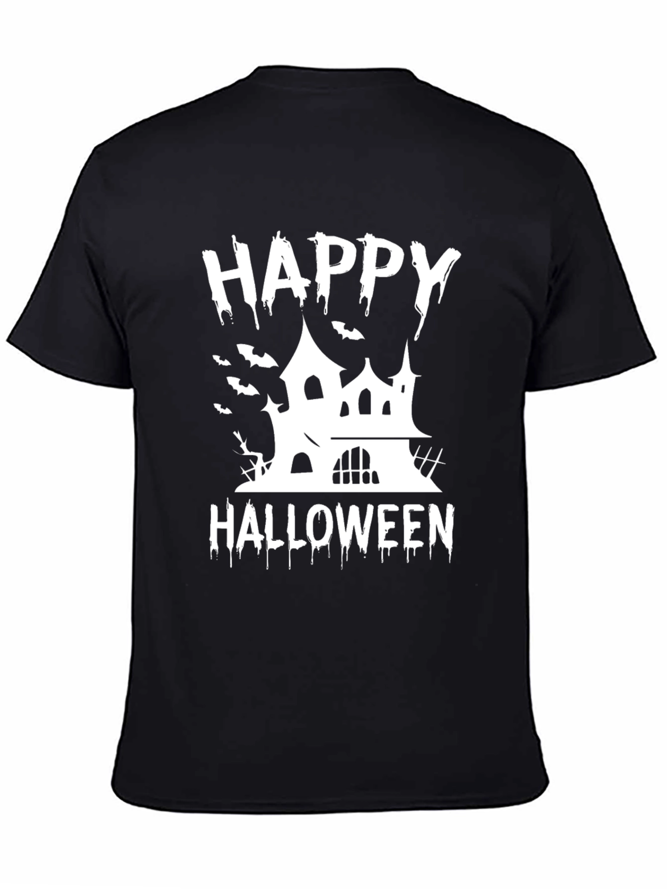Happy Halloween Spooky House Graphic Tee