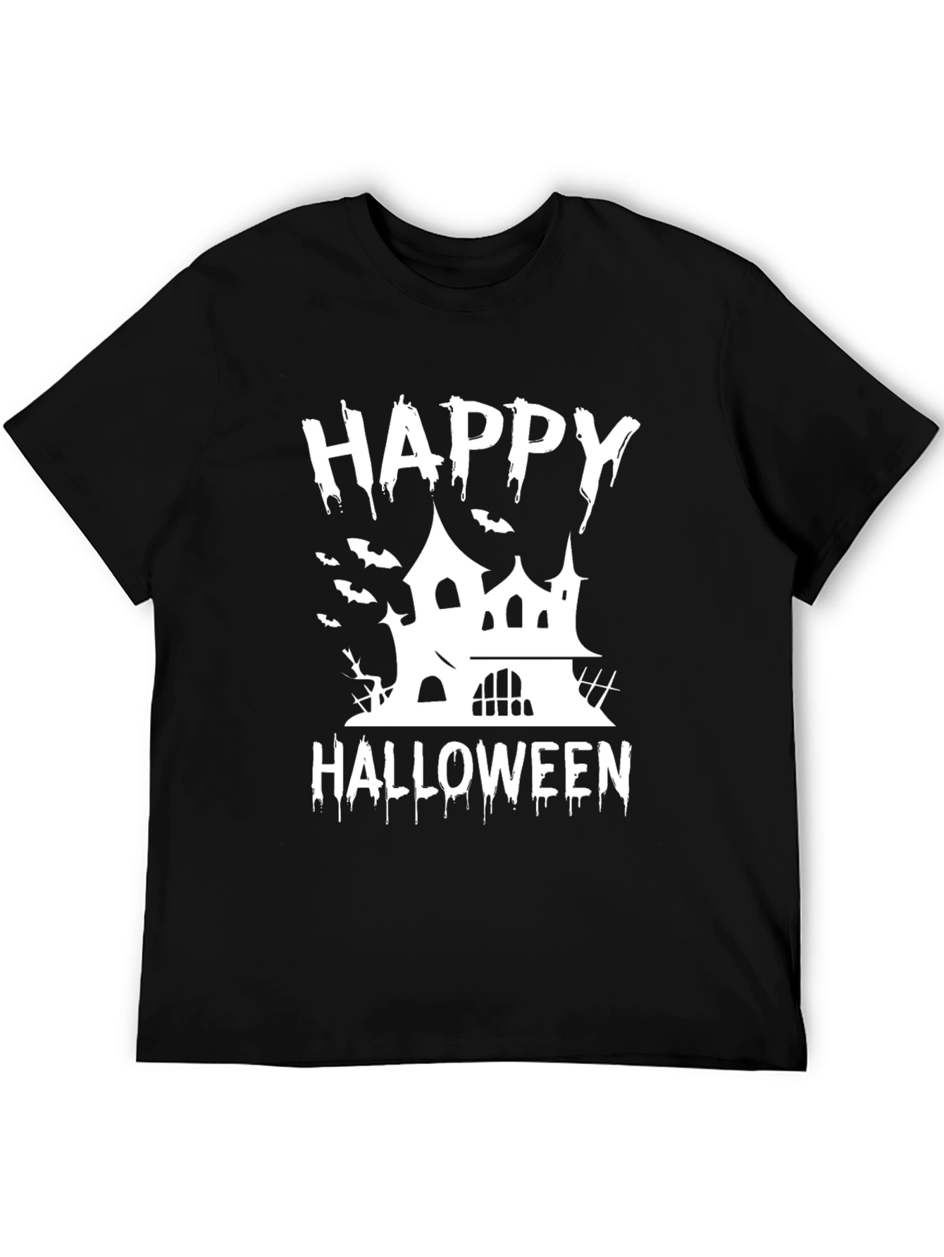 Happy Halloween Spooky House Graphic Tee