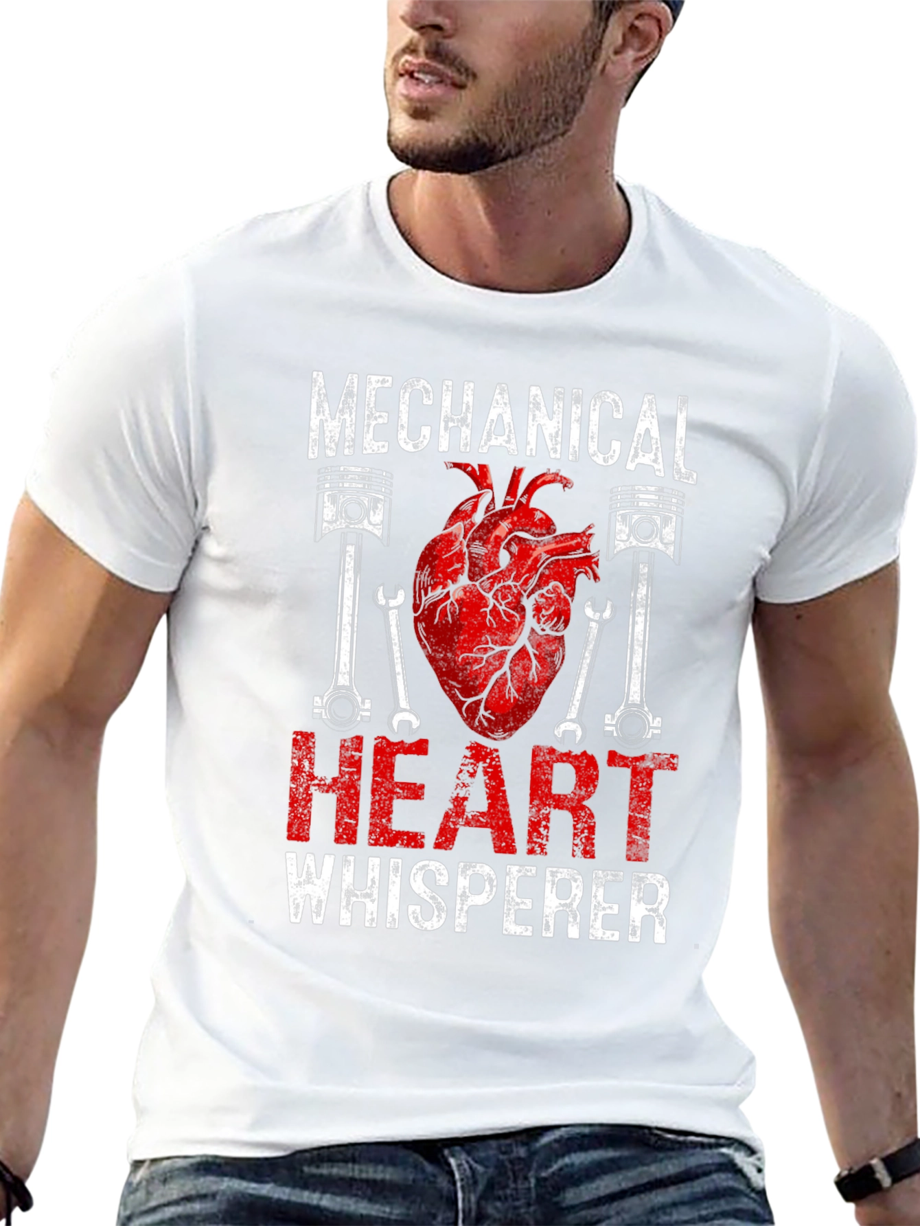 Mechanical Heart Whisperer Graphic T-Shirt