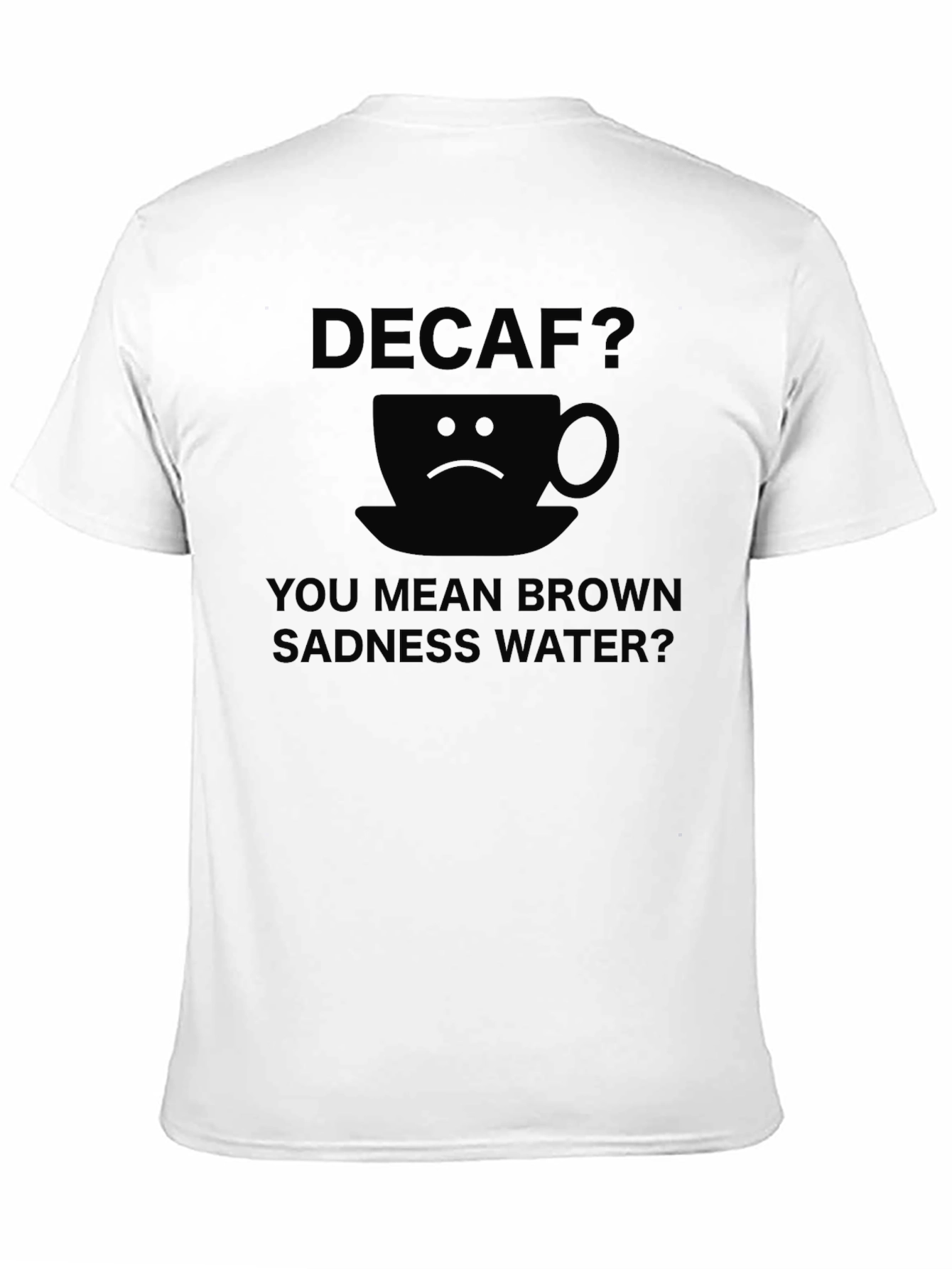 Decaf Sadness Water Graphic T-Shirt