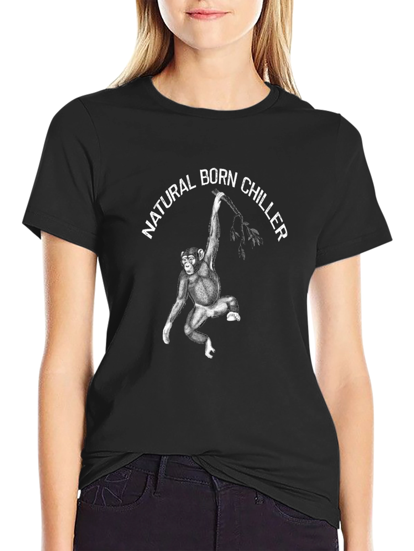 Natural Born Chiller Monkey Graphic Tee