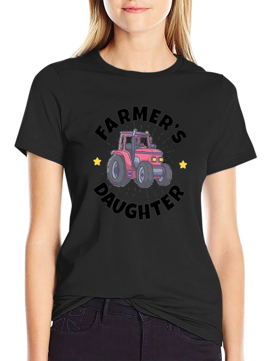 Farmers Daughter Tractor Graphic Tee