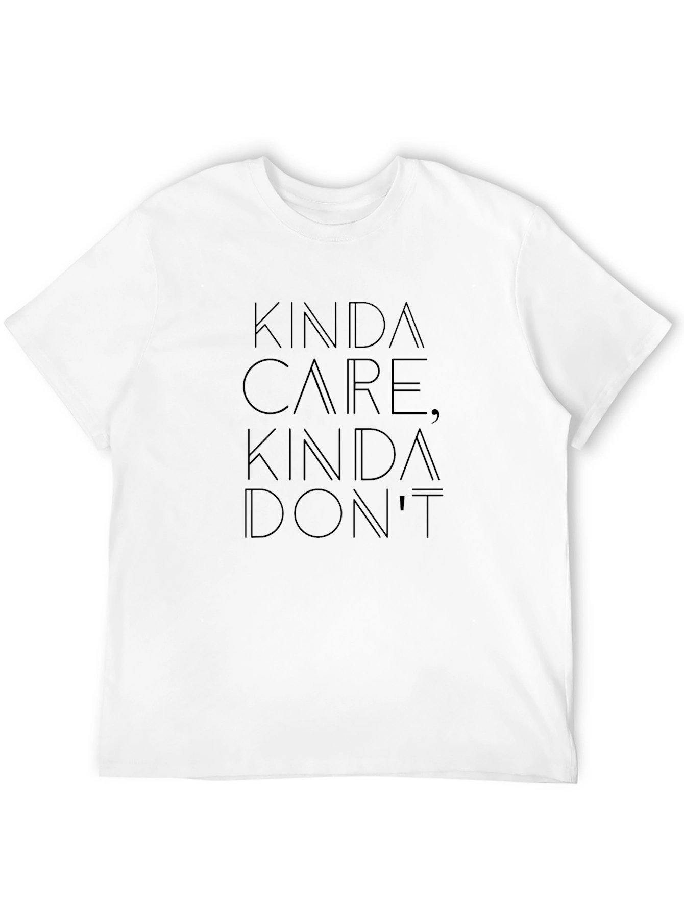 Kinda Care Kinda Dont Graphic Tee