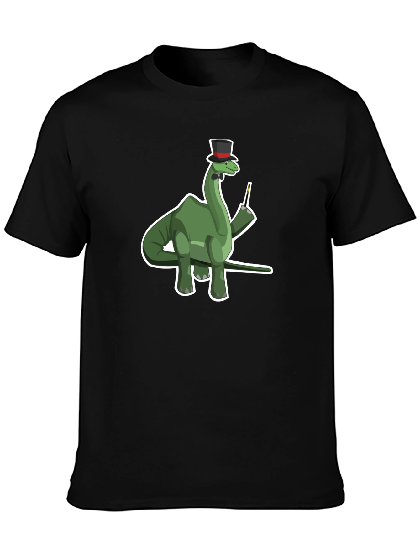 Dapper Dino T-Shirt - Gentleman Brontosaurus Tee