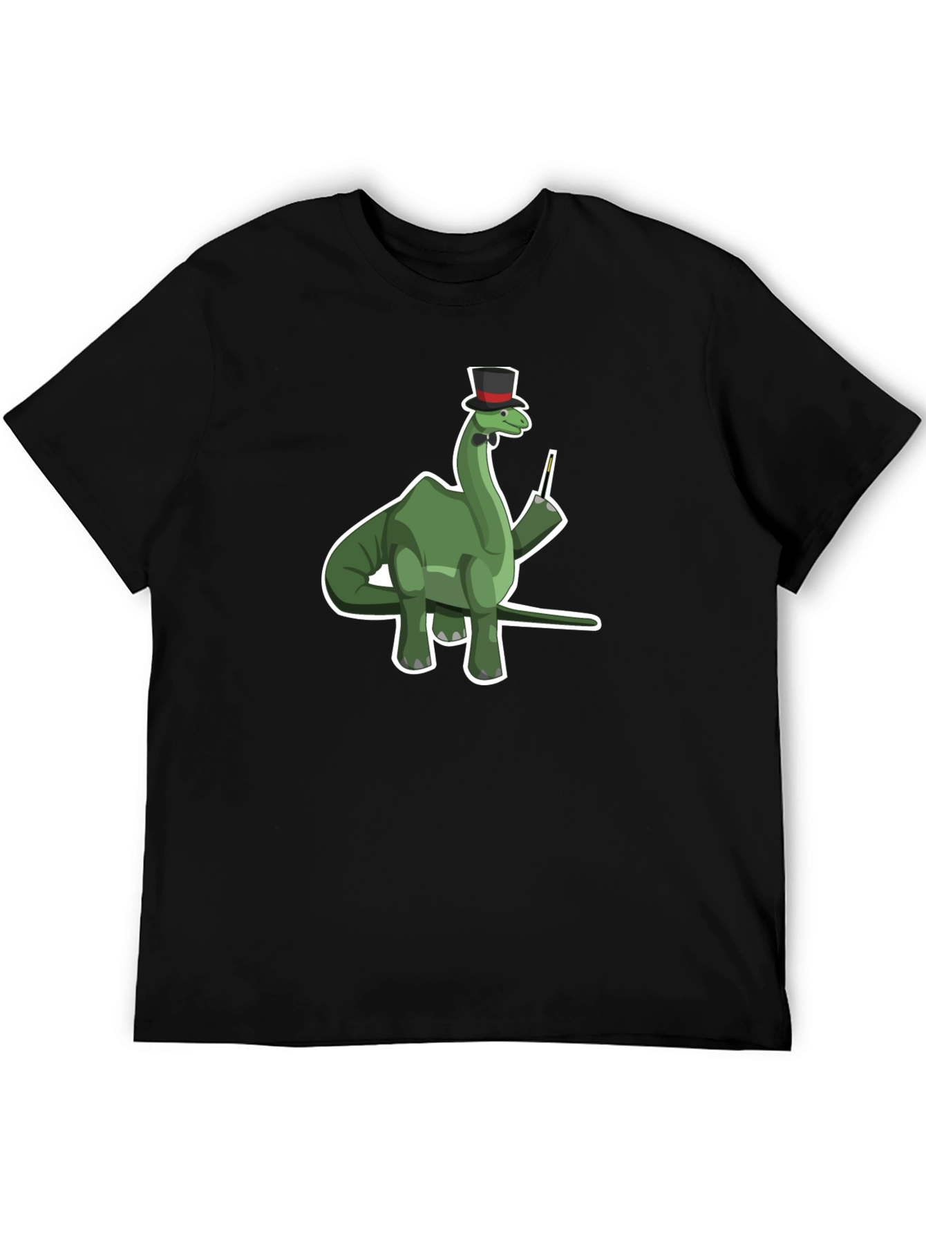 Dapper Dino T-Shirt - Gentleman Brontosaurus Tee
