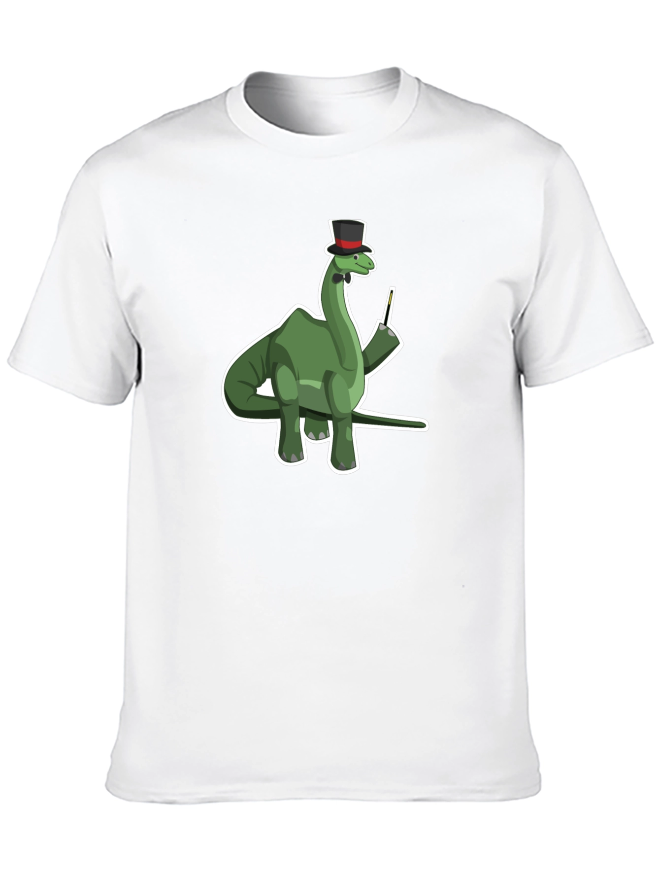 Dapper Dino T-Shirt - Gentleman Brontosaurus Tee