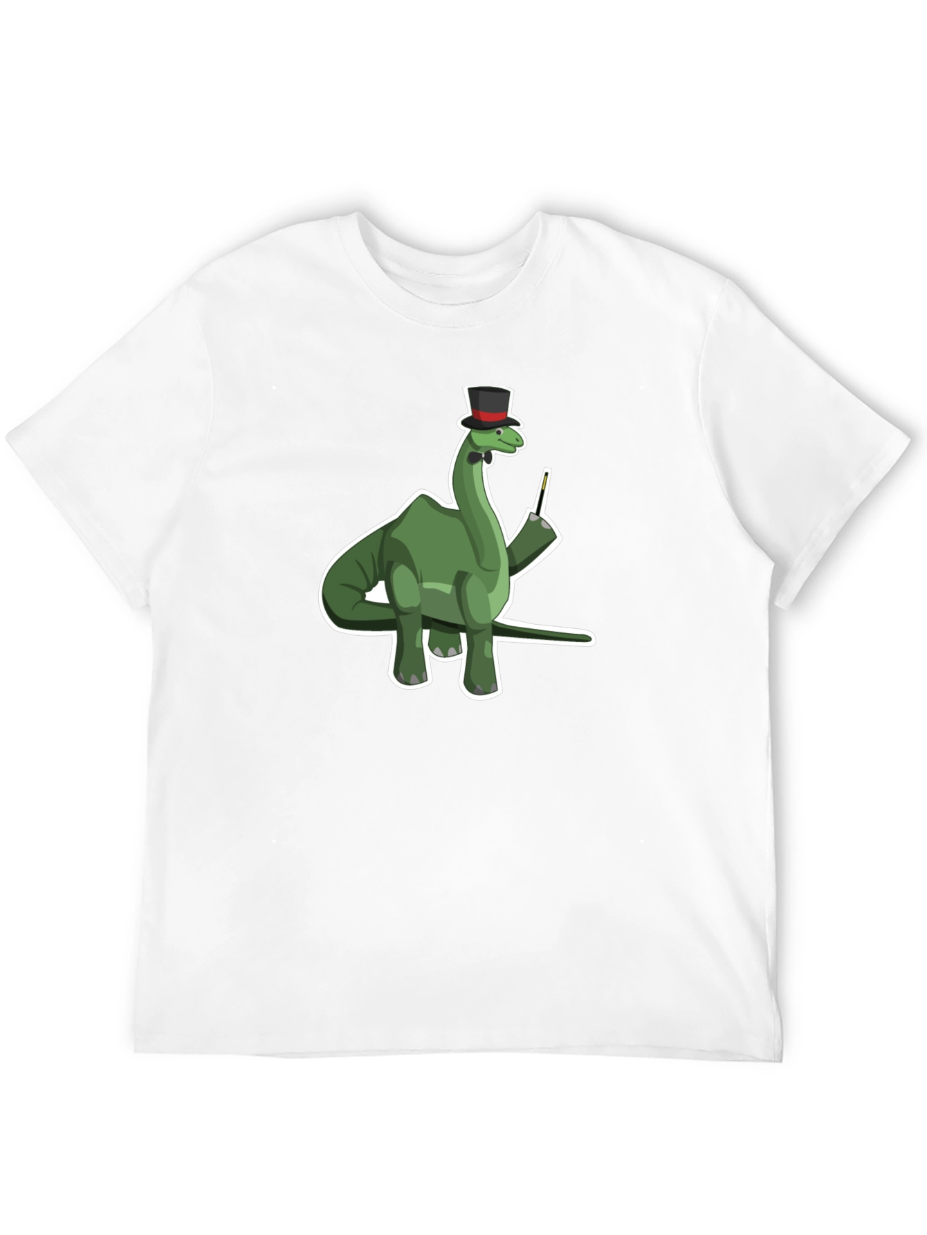 Dapper Dino T-Shirt - Gentleman Brontosaurus Tee