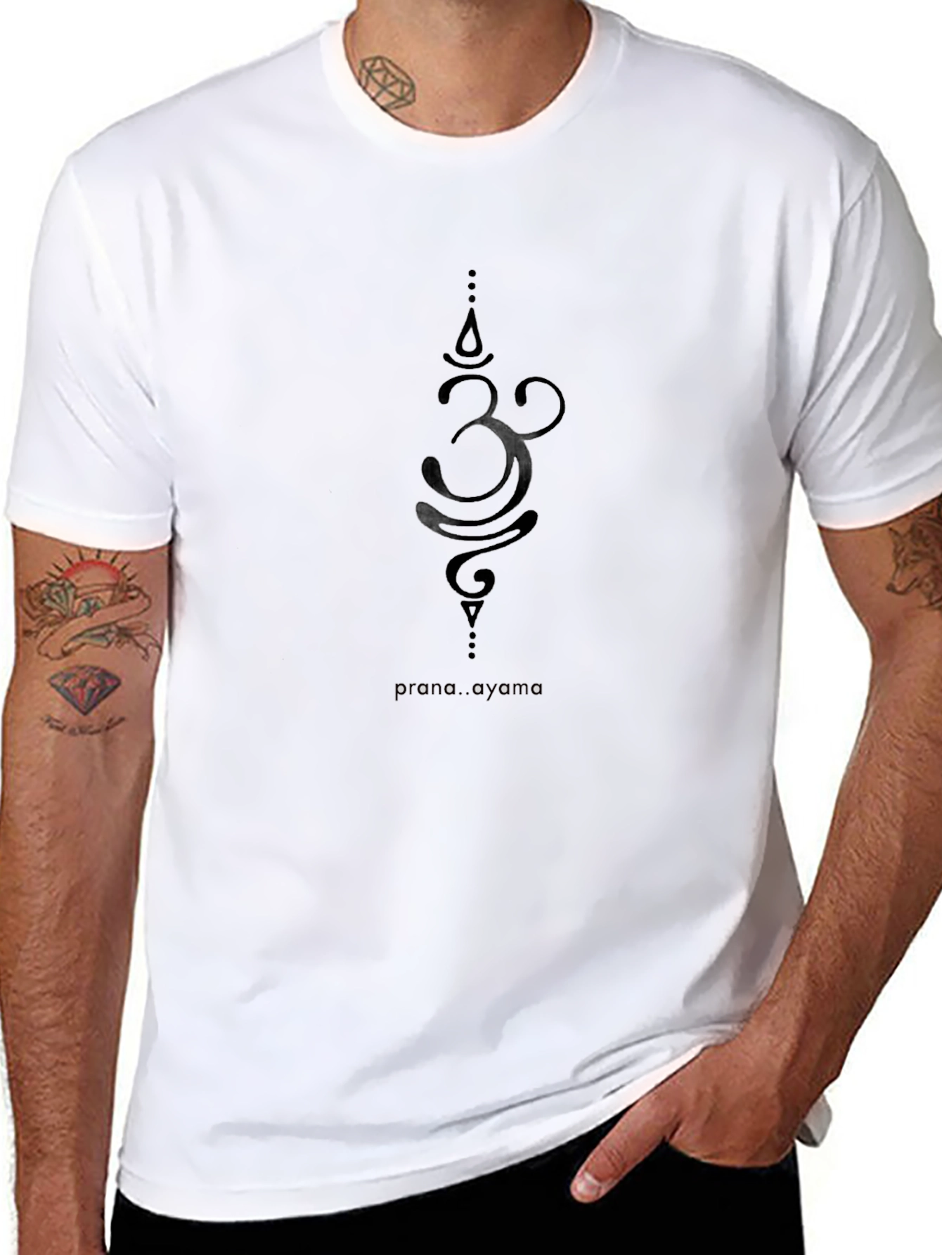 Om Symbol Graphic Tee - Mens Black T-Shirt