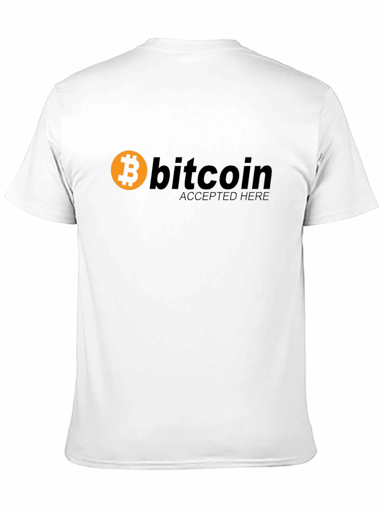 Bitcoin Accepted Here Black T-Shirt