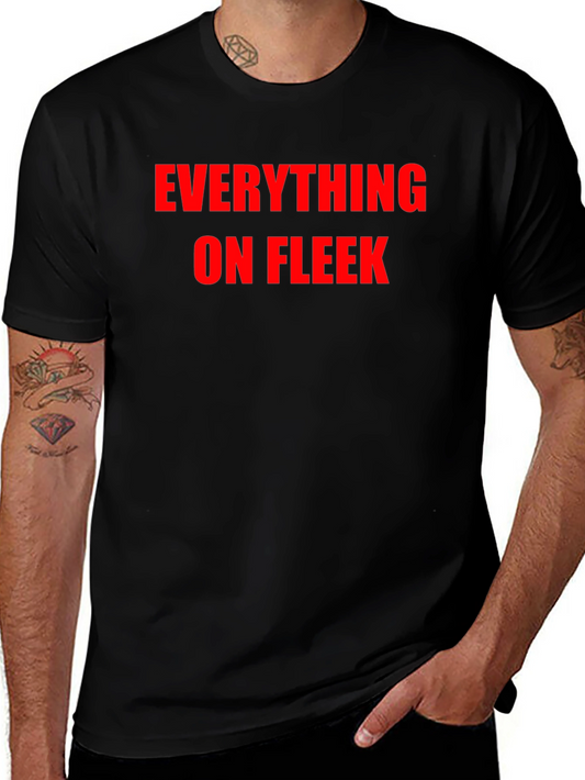 Everything on Fleek Black T-Shirt