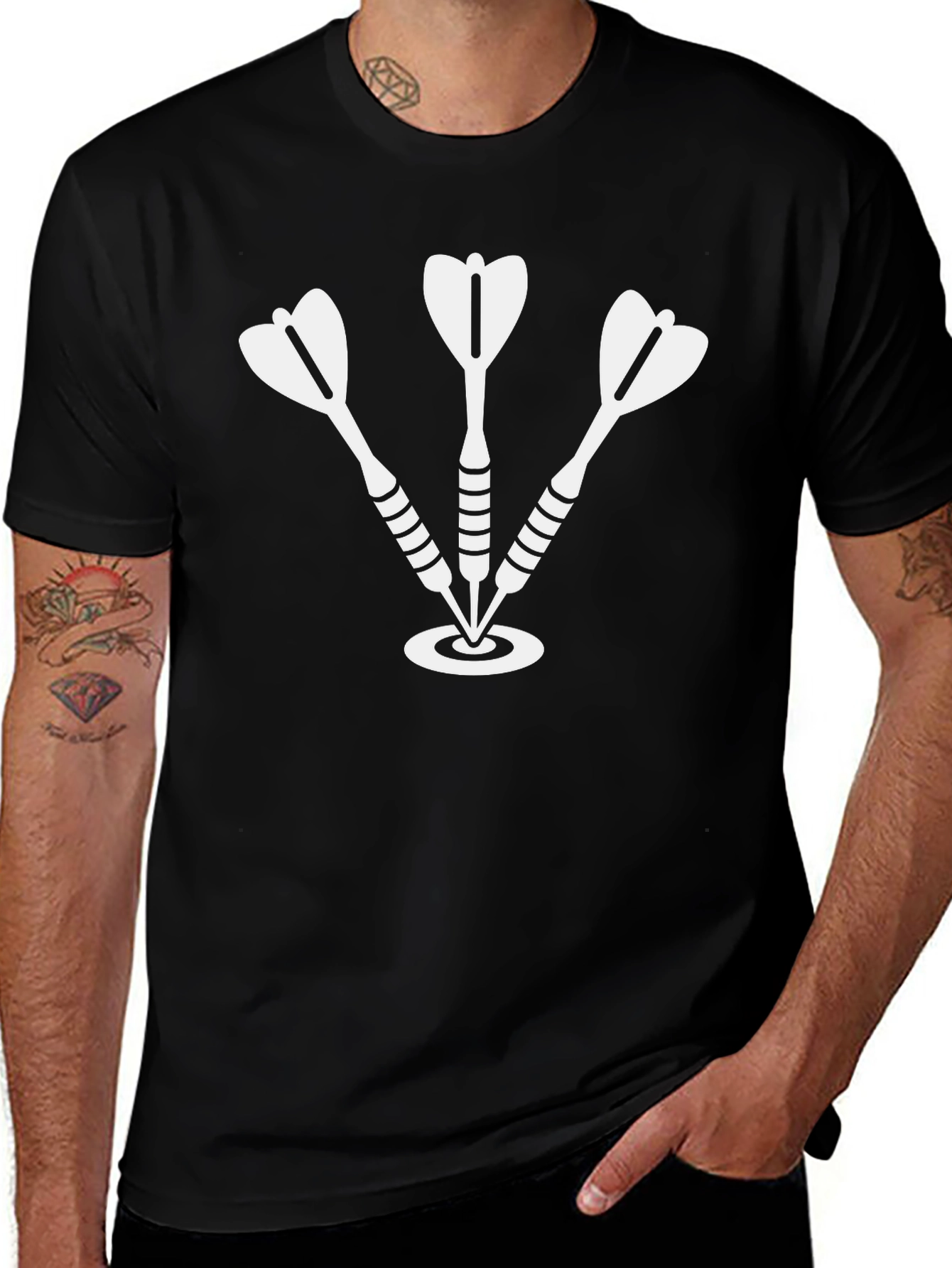 Darts T-Shirt - Dartboard Bullseye Tee