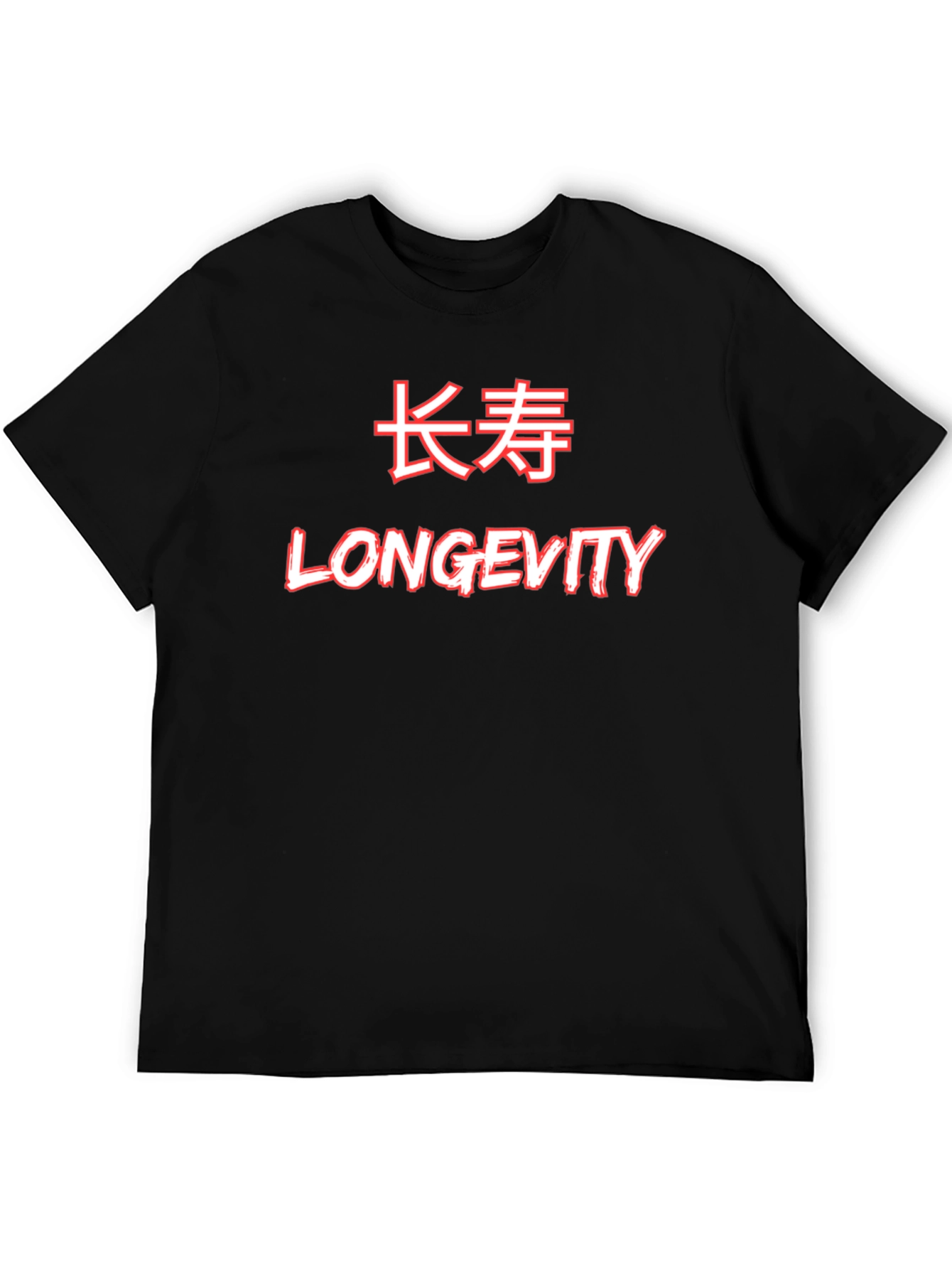 Longevity Graphic Tee - Mens Black T-Shirt