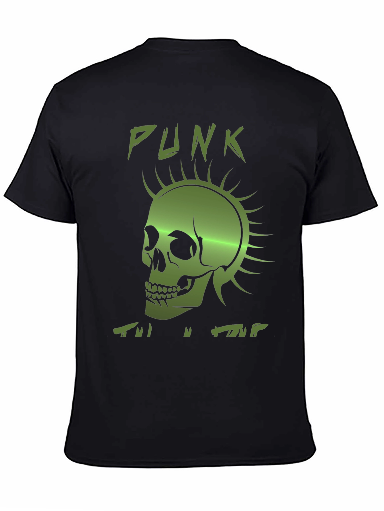 Punk Skull Graphic Tee - Edgy Fashion