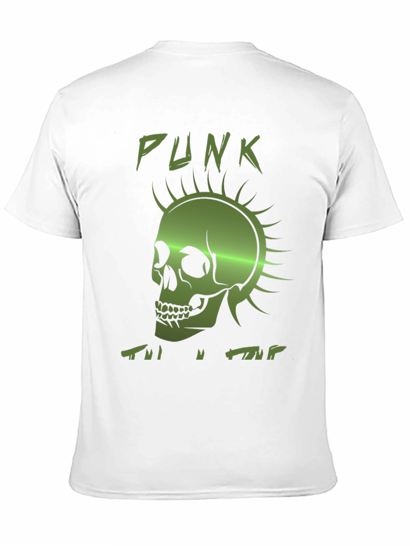 Punk Skull Graphic Tee - Edgy Fashion