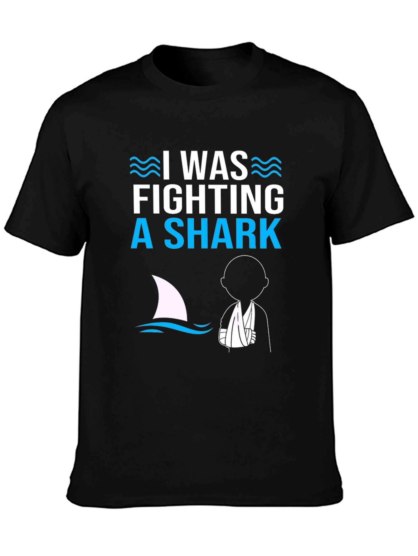 I Was Fighting a Shark Graphic T-Shirt