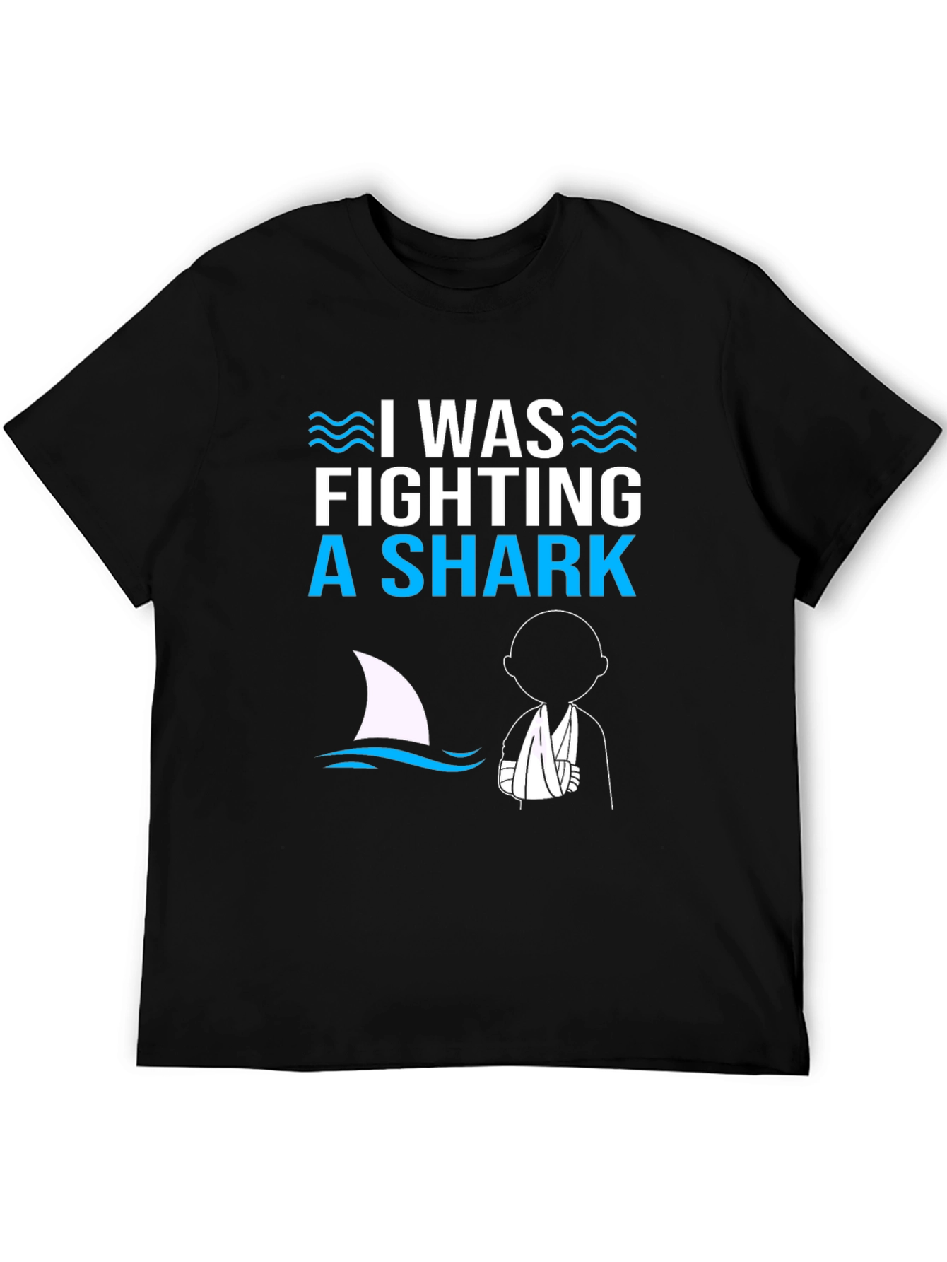 I Was Fighting a Shark Graphic T-Shirt
