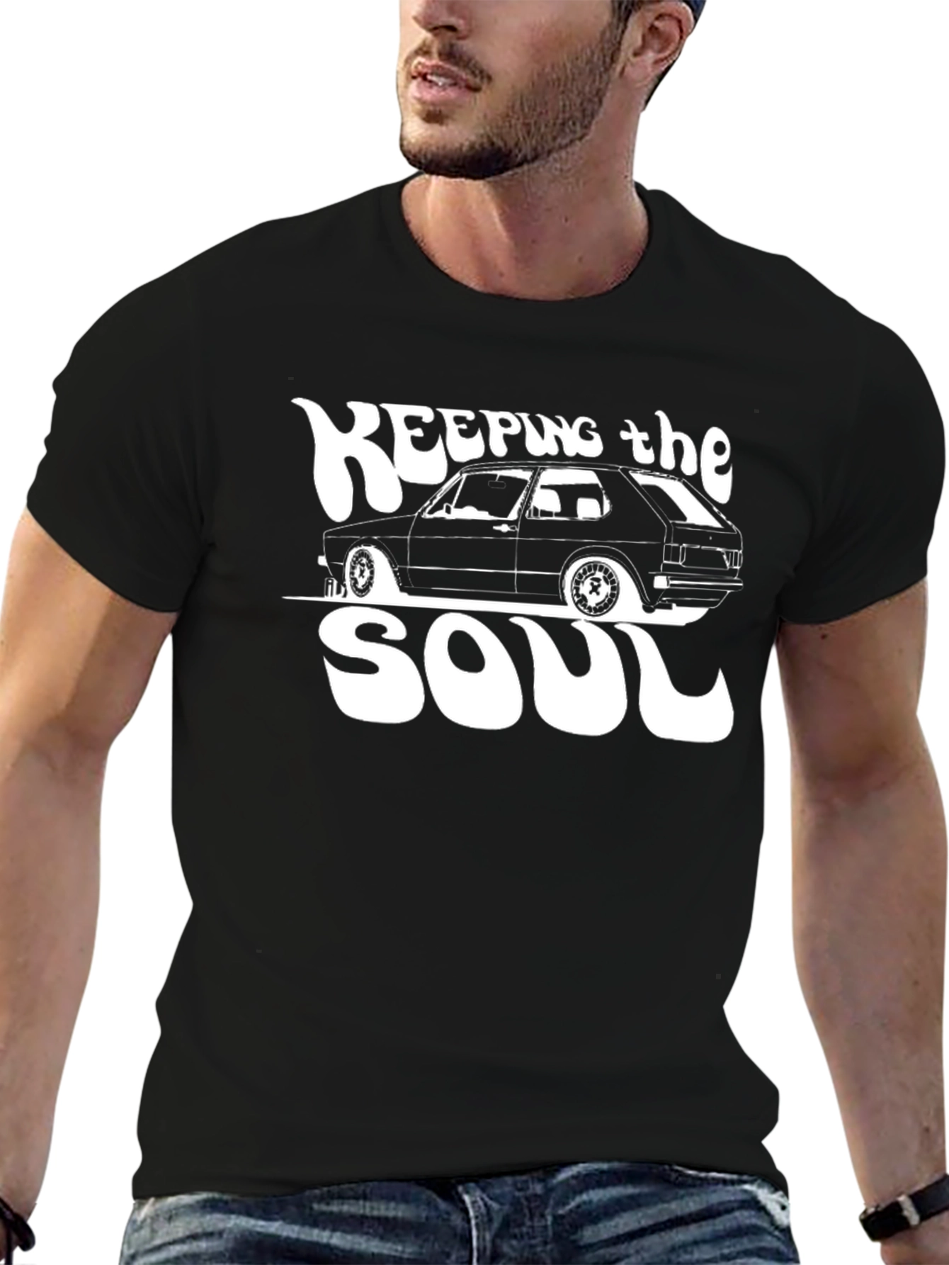 Keeping the Soul Car T-Shirt - Black
