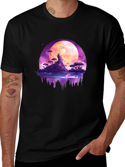 Fantasy Moon Island Graphic Tee