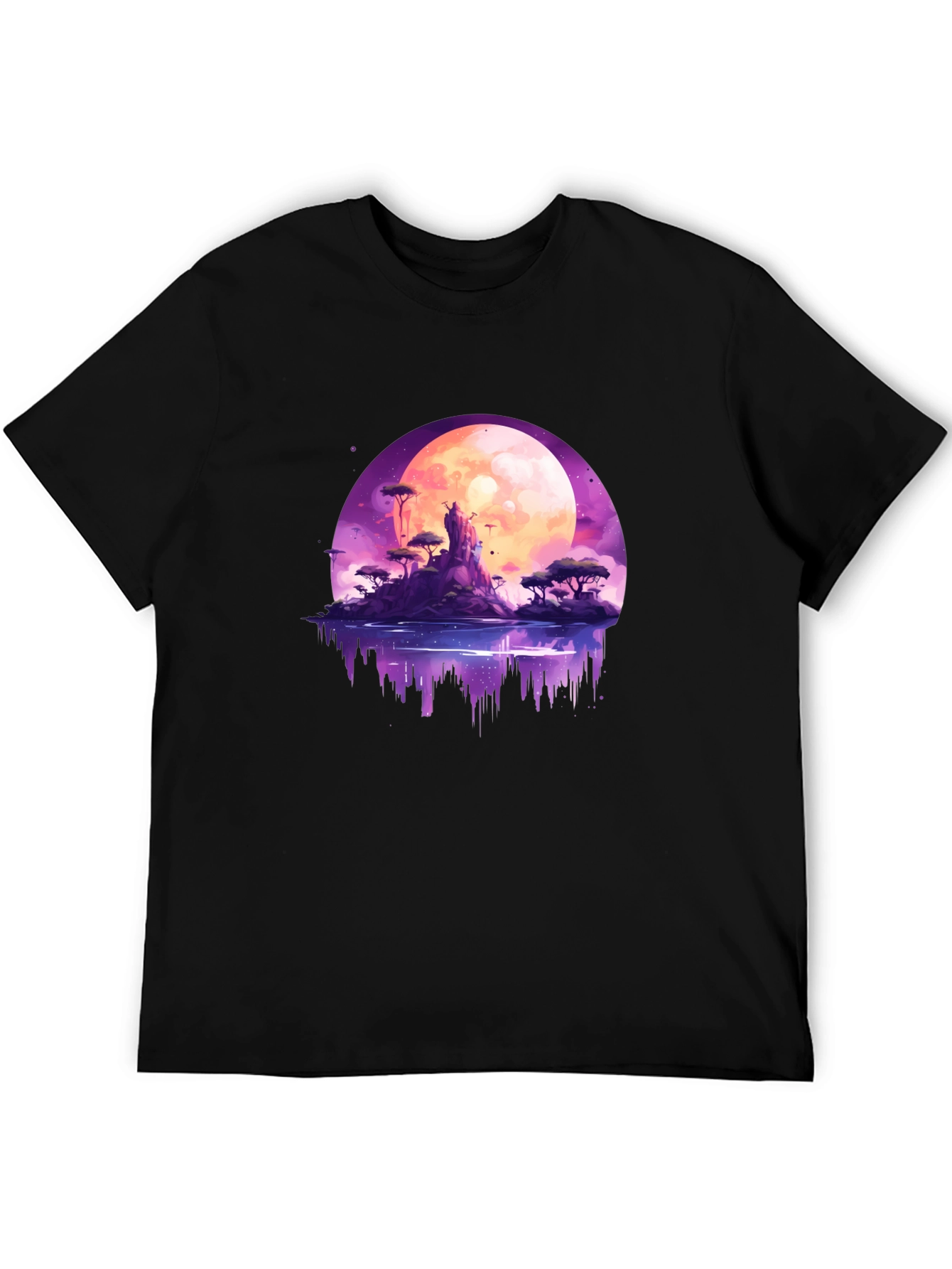 Fantasy Moon Island Graphic Tee