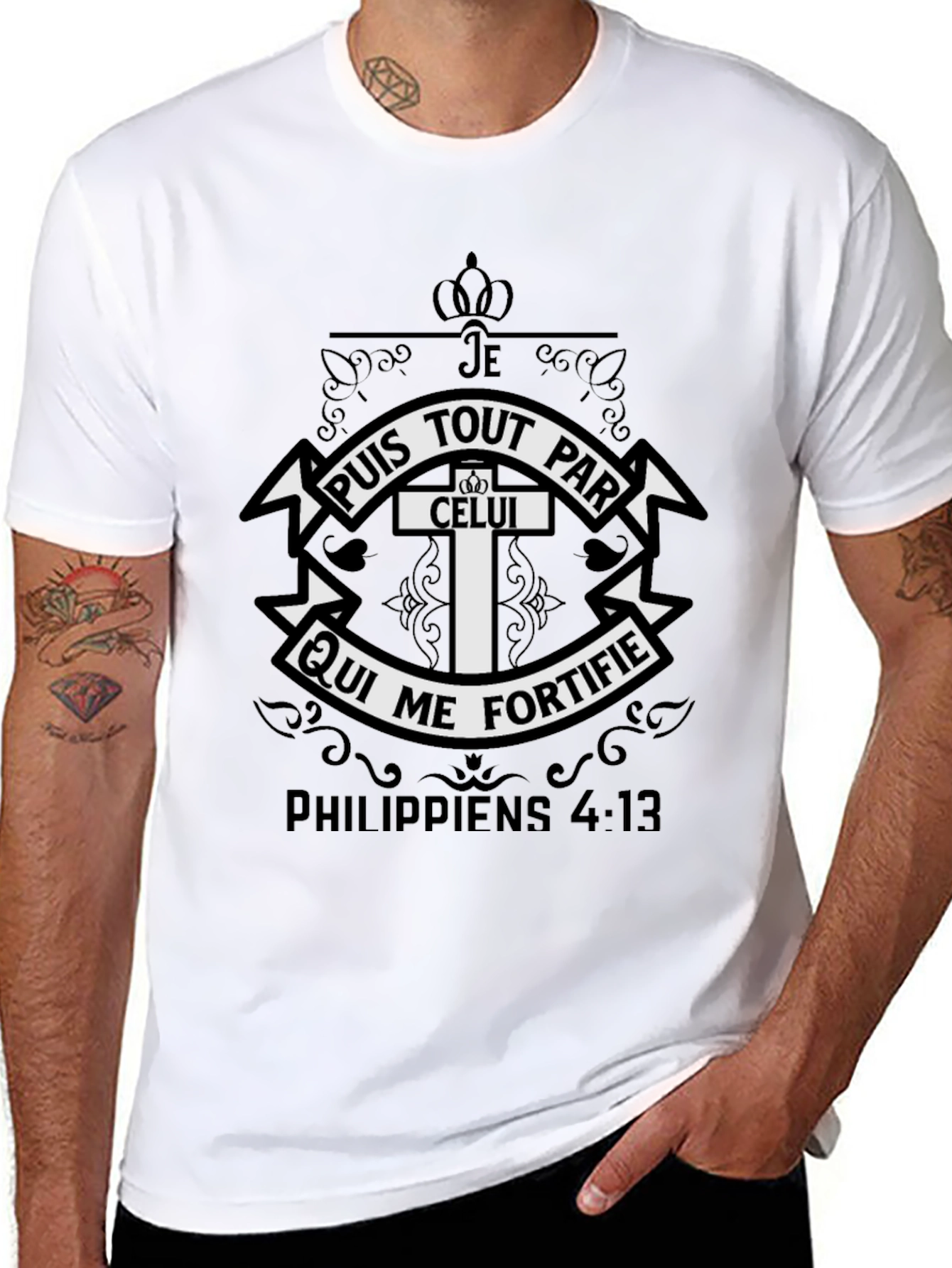 Philippians 4:13 Christian Tee