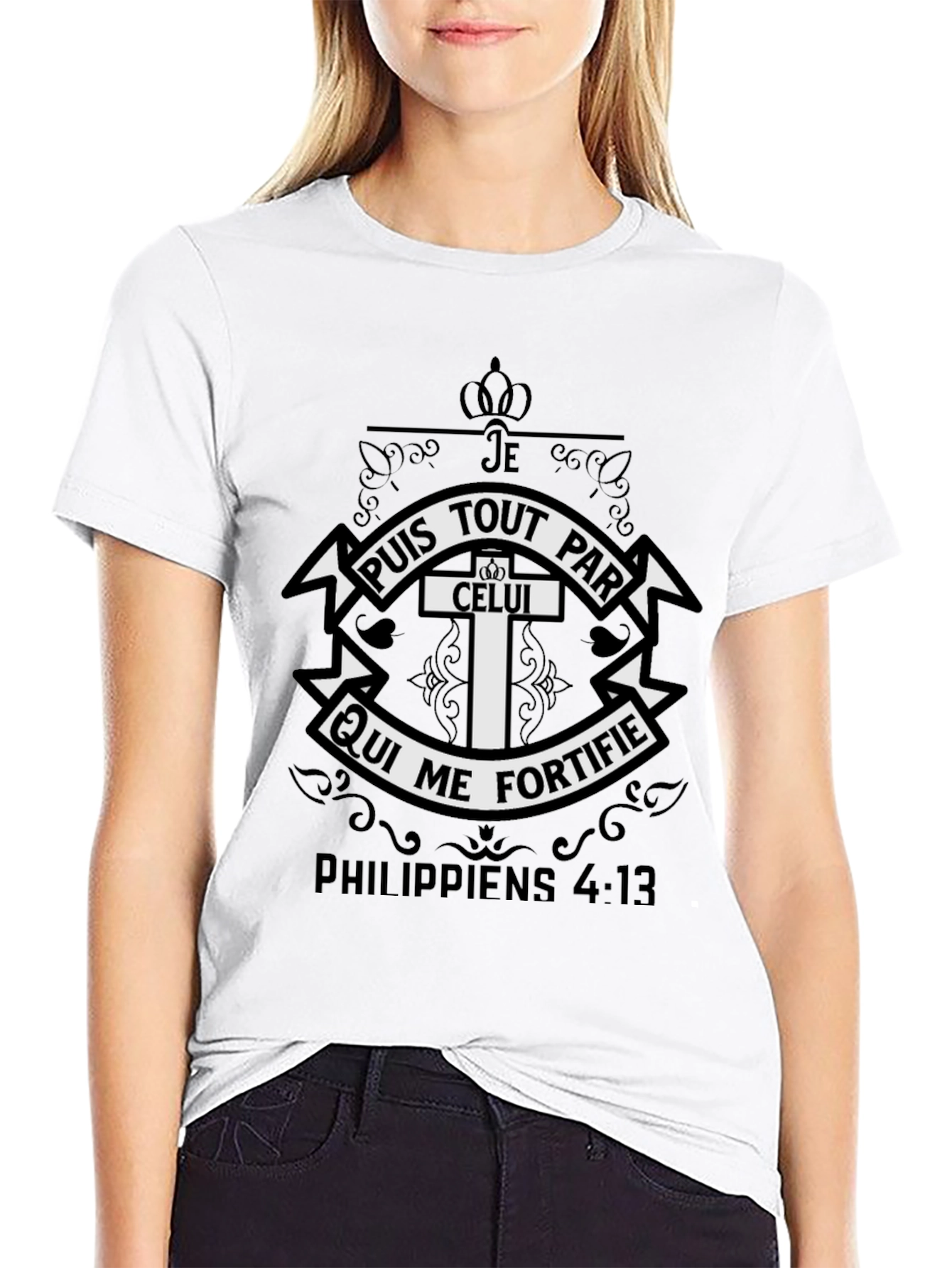 Philippians 4:13 Christian Tee